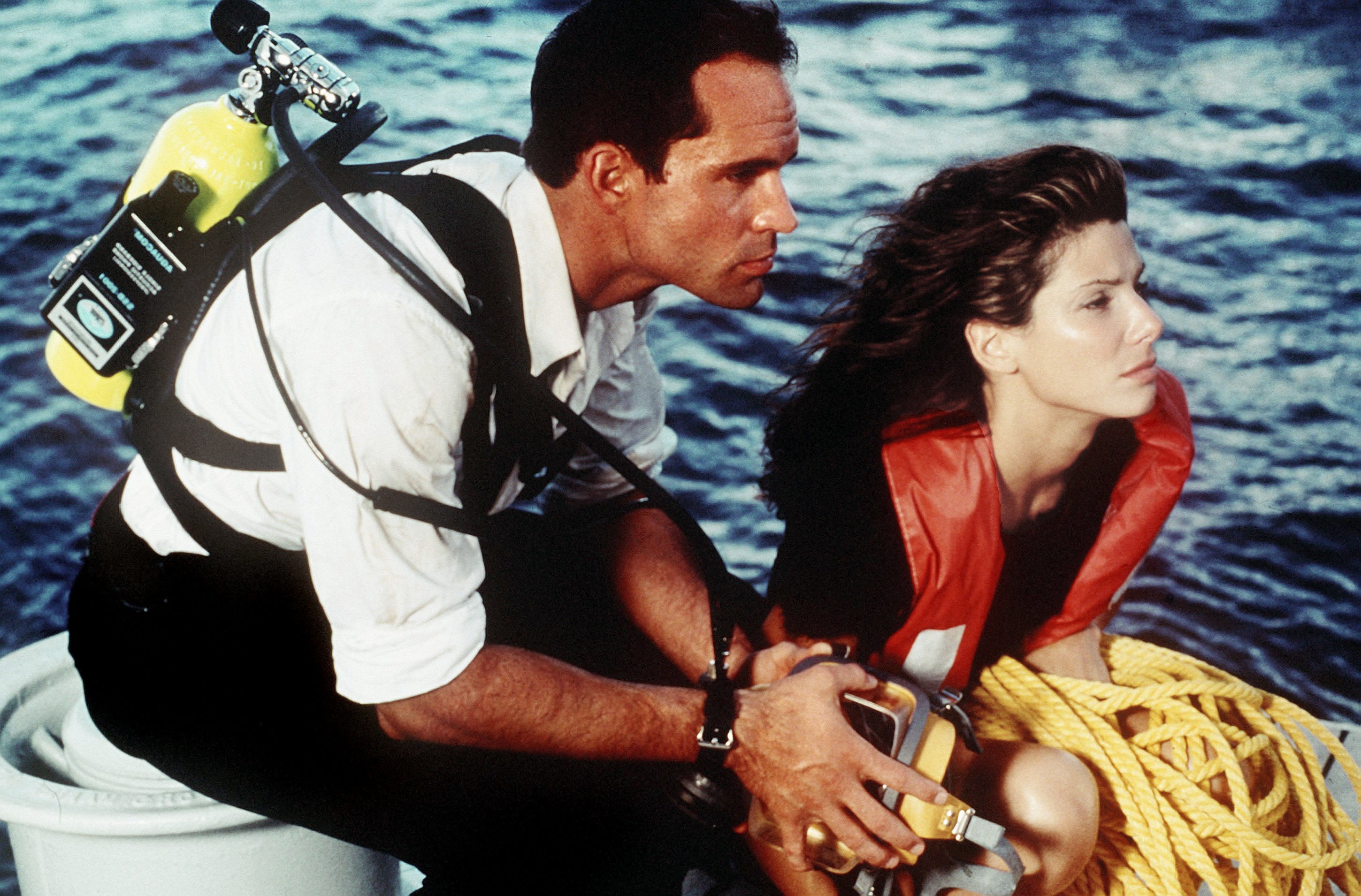 Jason Patric and Sandra Bullock in ‘Speed 2’