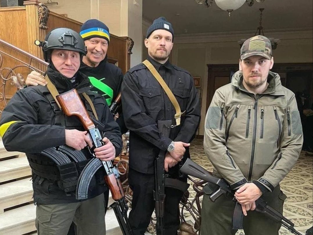 Usyk returned to his home country amid its invasion by Russia