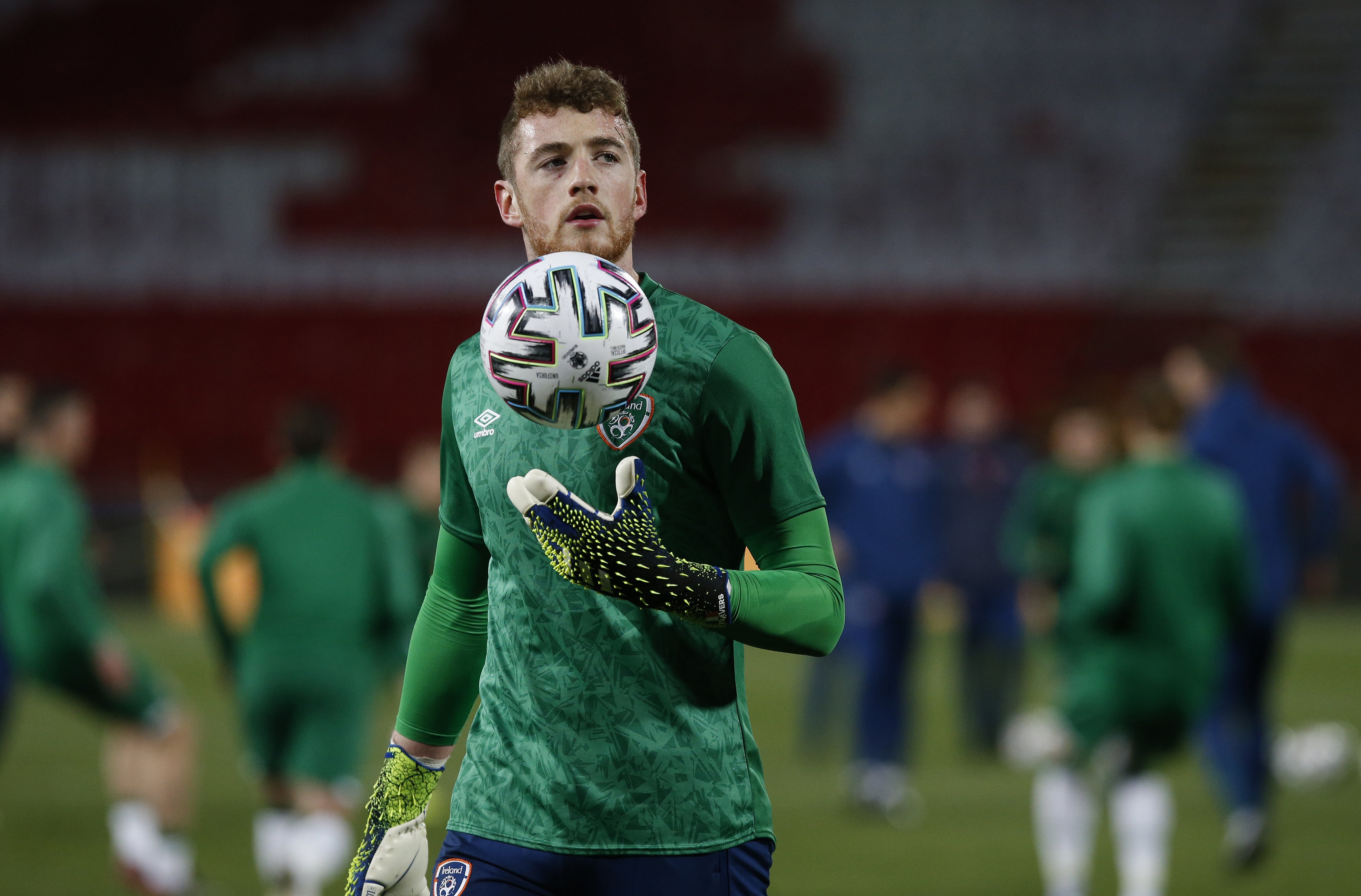 Republic of Ireland goalkeeper Mark Travers will keep pushing for a place in the team (Novak Djurovic/PA)