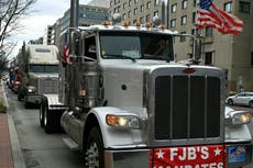 Police investigate claims DC convoy hit a pedestrian