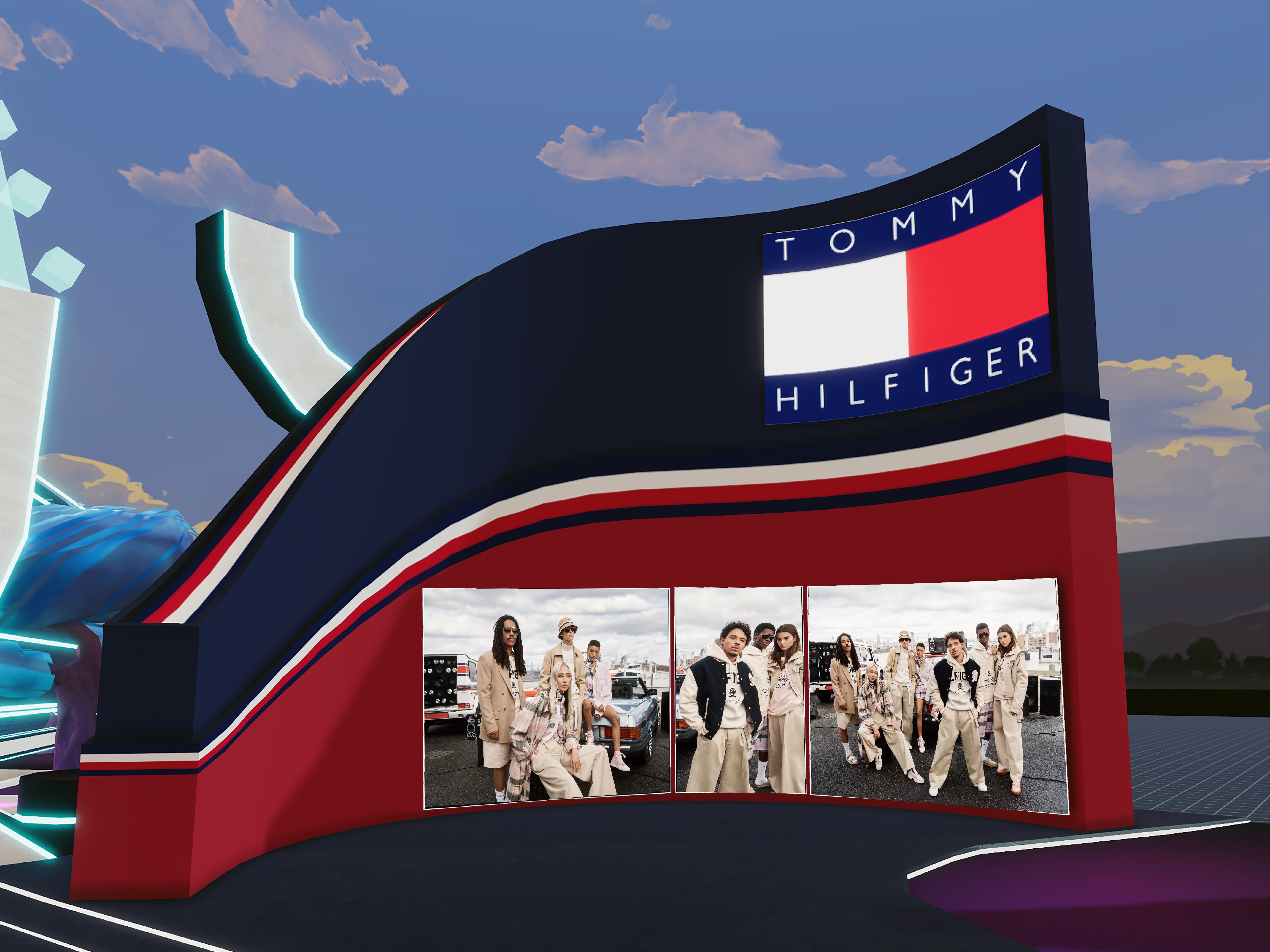 Tommy Hilfiger’s runway show at Metaverse Fashion Week