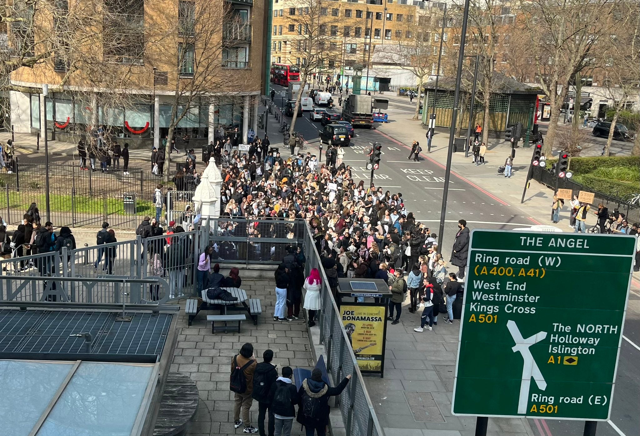 The college said the checks are in response to growing knife crime rates and violence in London.