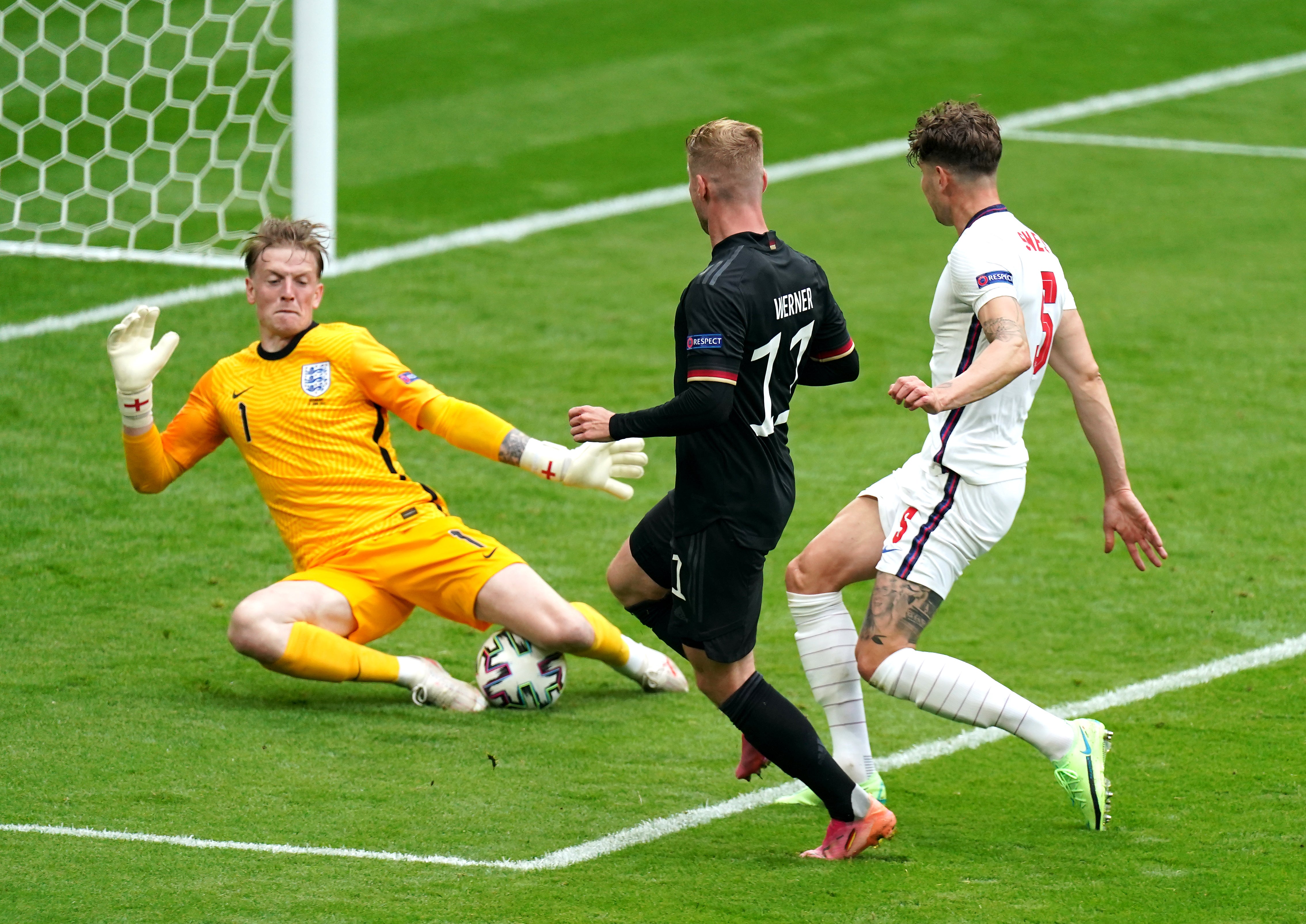 Jordan Pickford has won 42 caps for England