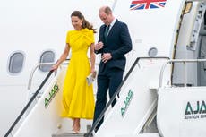 William and Kate begin tour in Jamaica amid slavery demonstrations