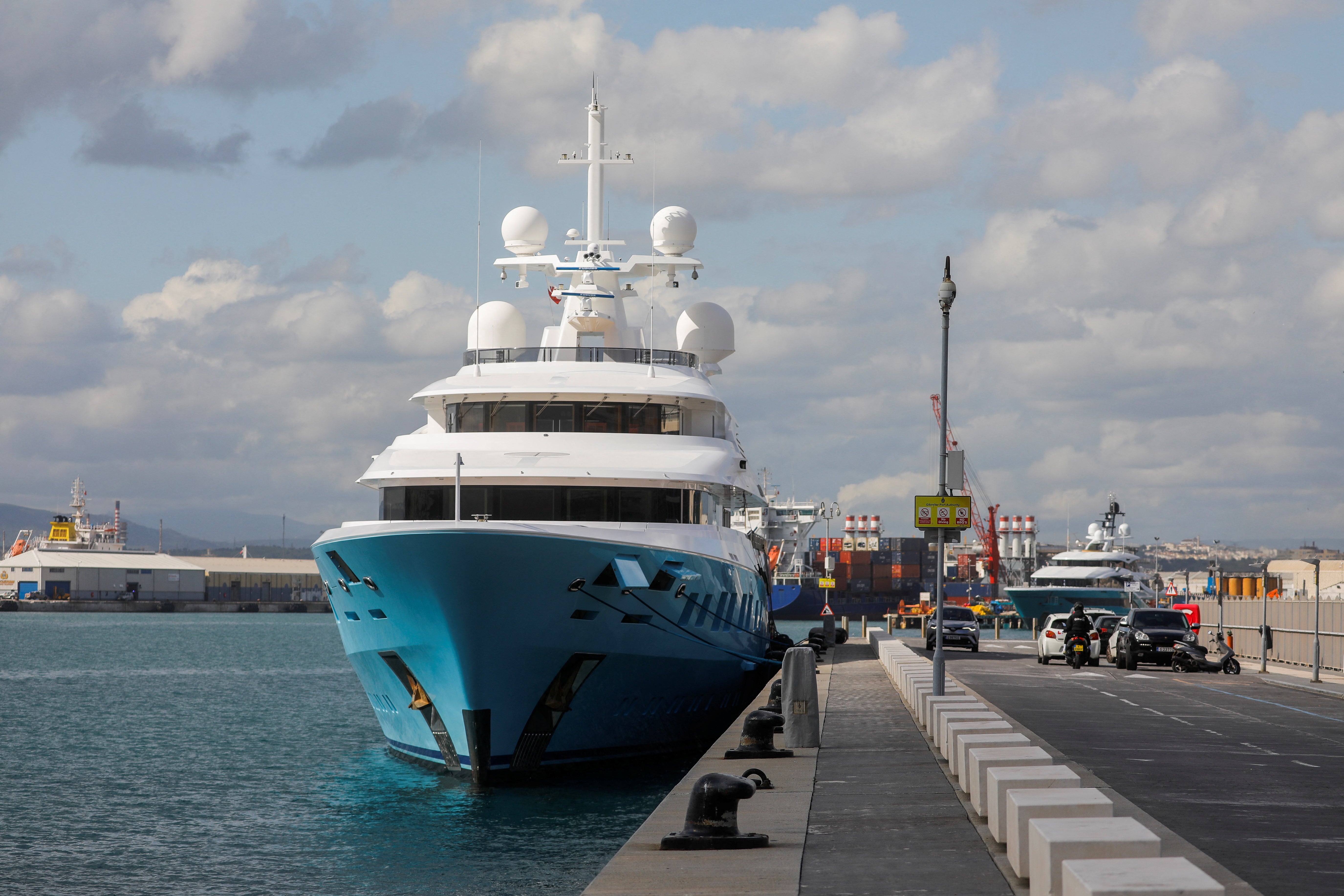 The Axioma is the latest in a series of yachts to be seized in Europe