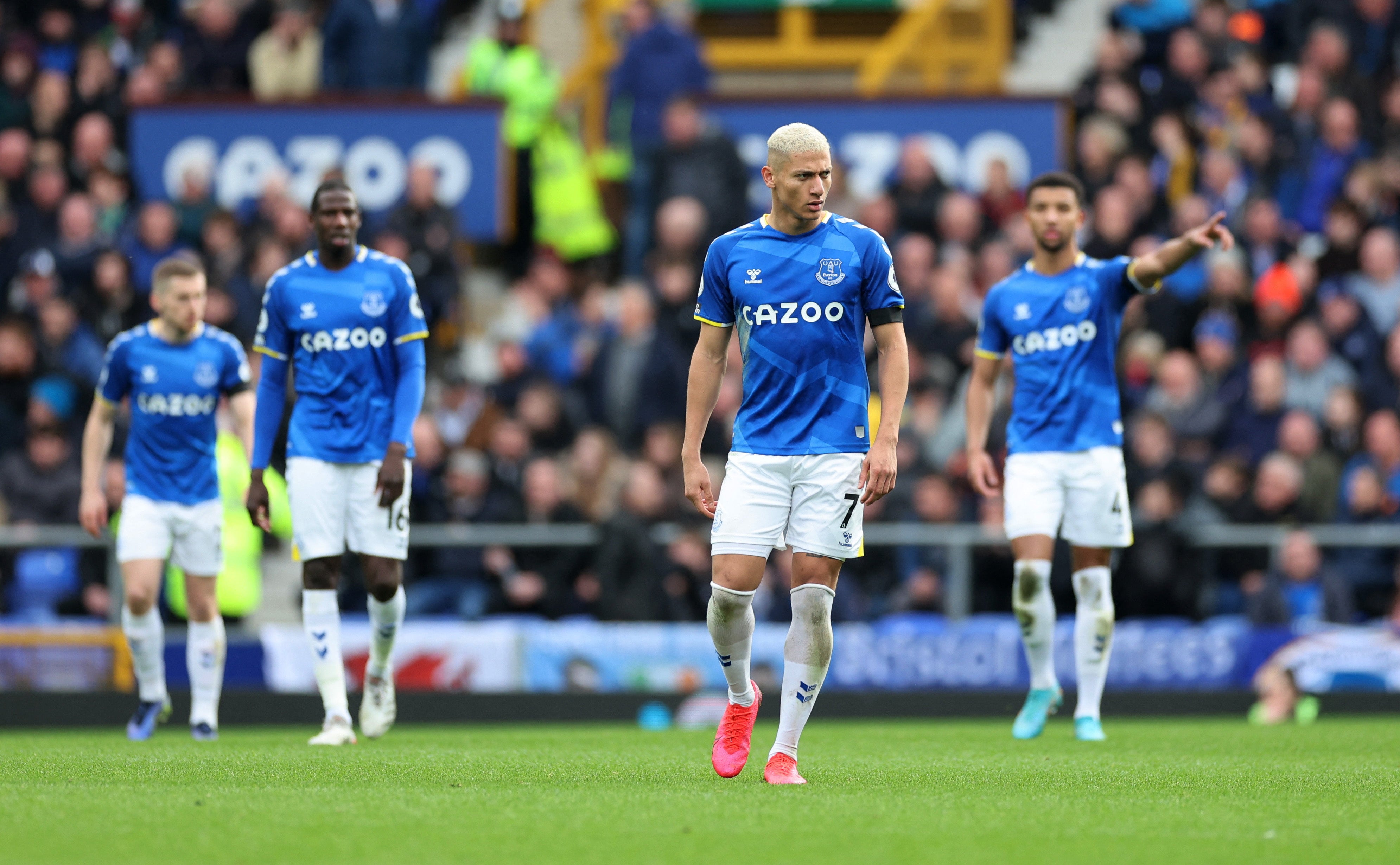 The Toffees are three points above the drop zone