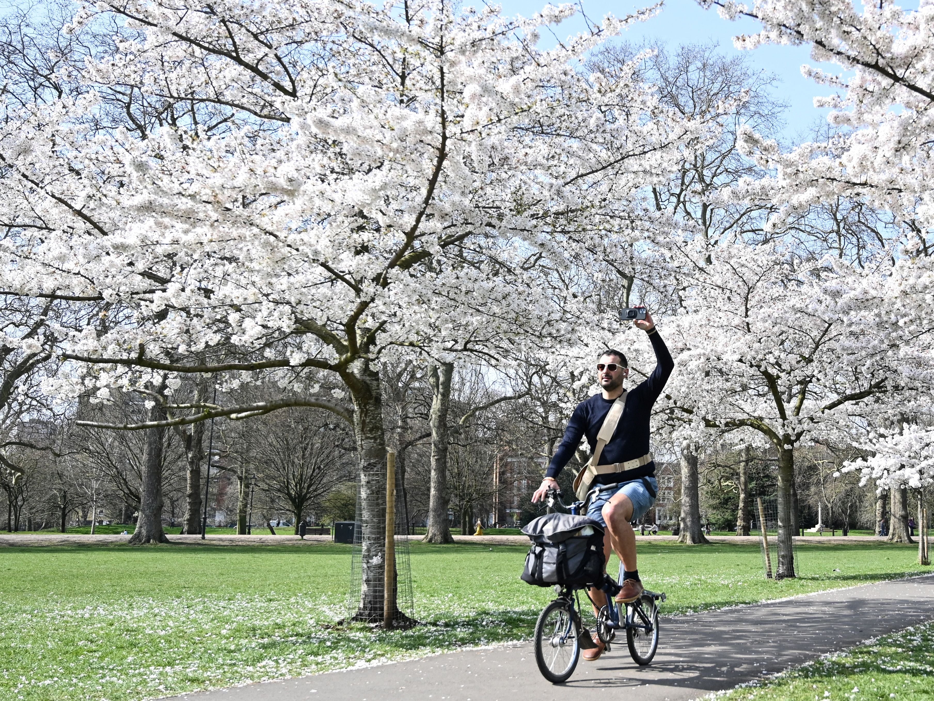 UK temperatures have risen this week