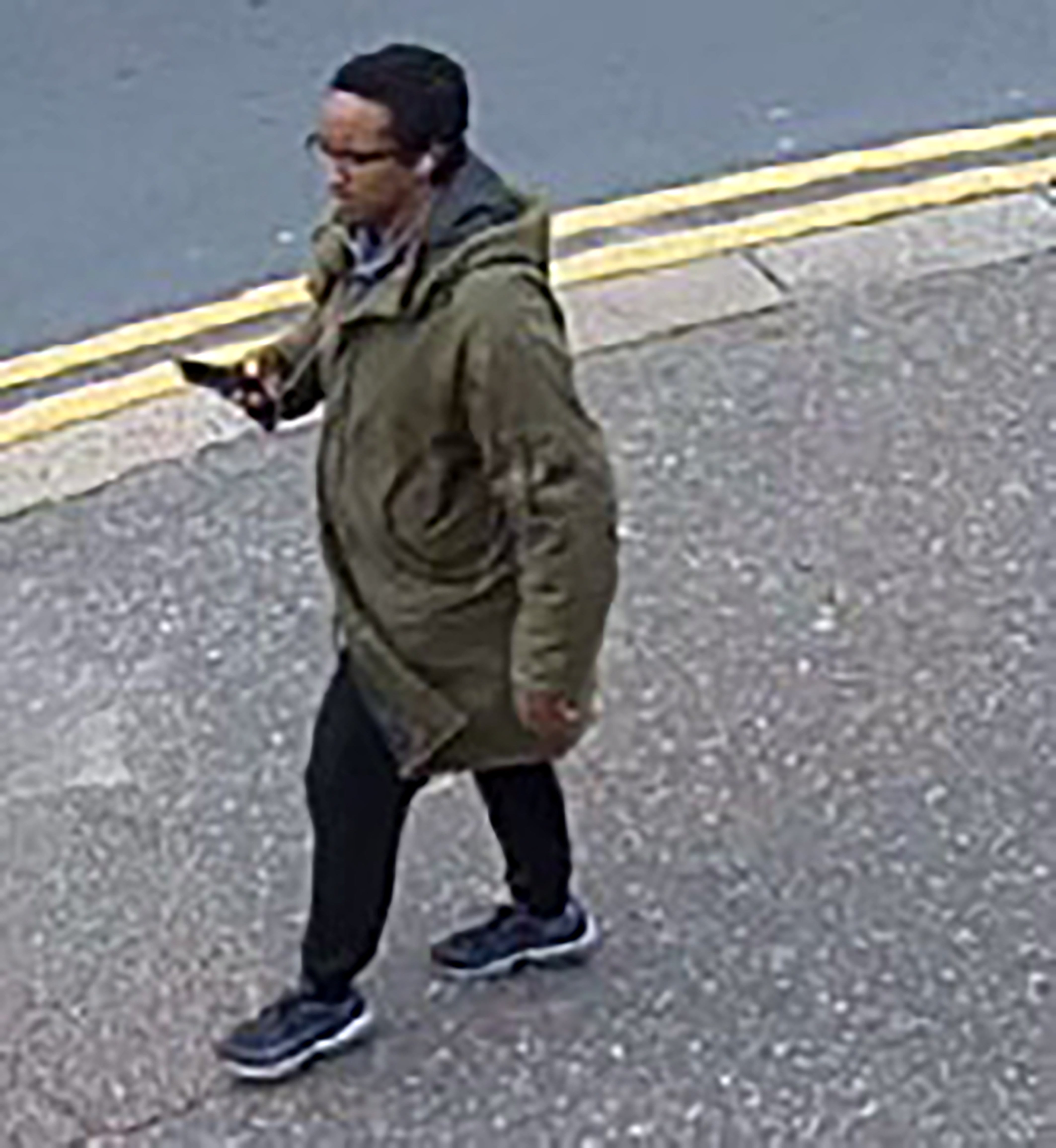 Ali was caught on CCTV making his way to Belfairs Methodist Church to a meeting with Sir David (Metropolitan Police/PA)