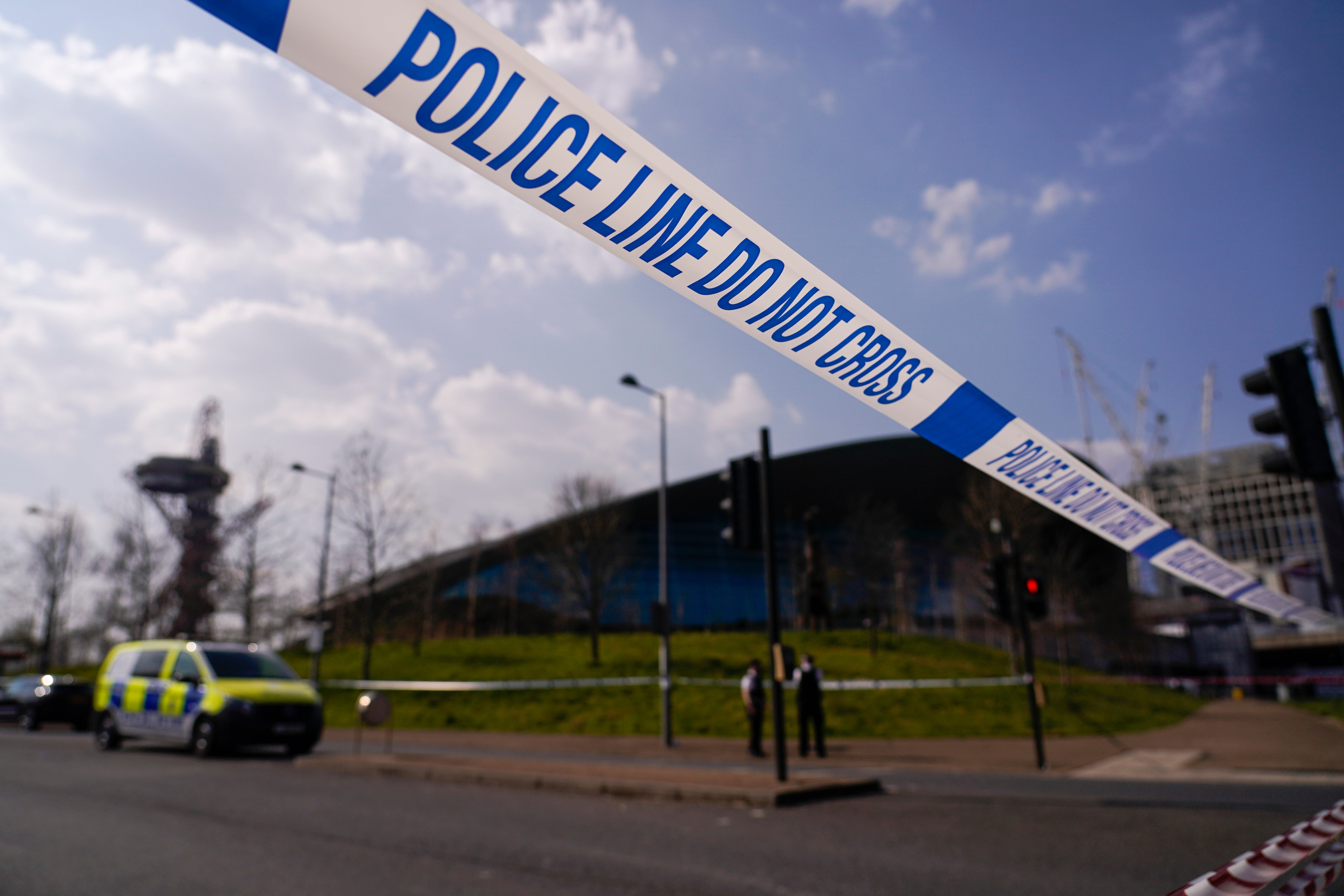 Britain Olympic Park Evacuation