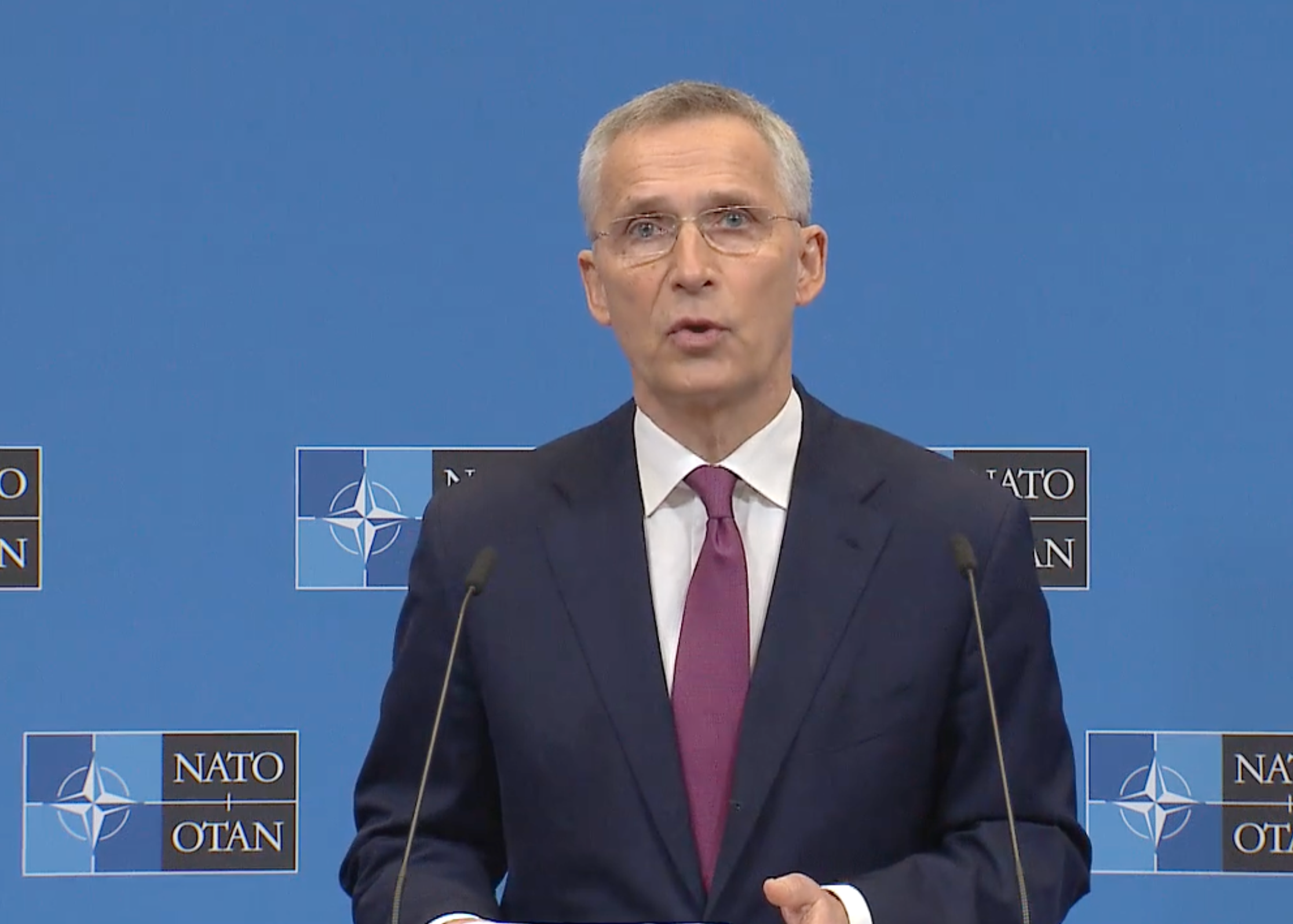 Jens Stoltenberg, the general secretary of Nato