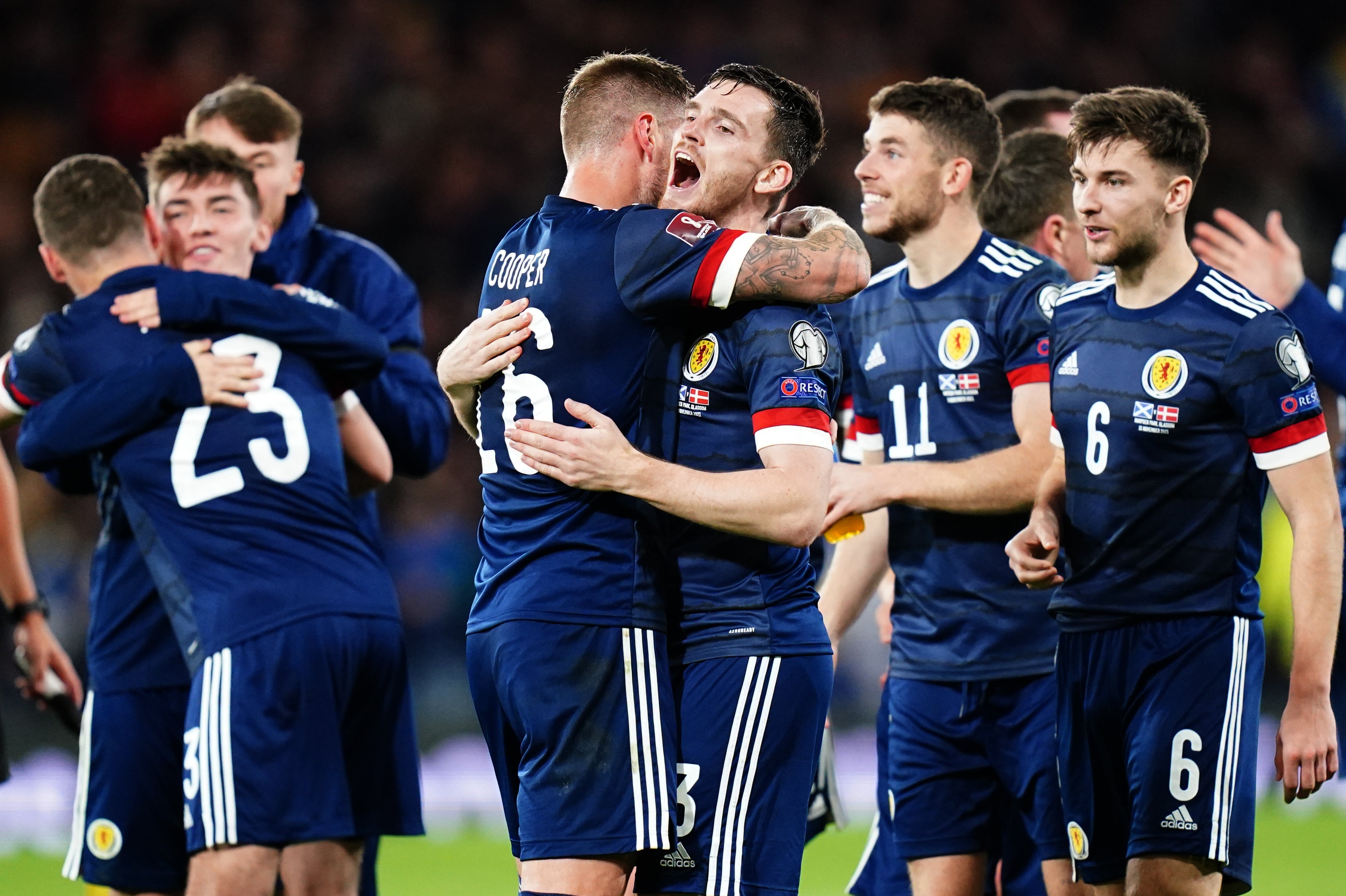 Scotland finished 2021 on a high against Denmark (Jane Barlow/PA)