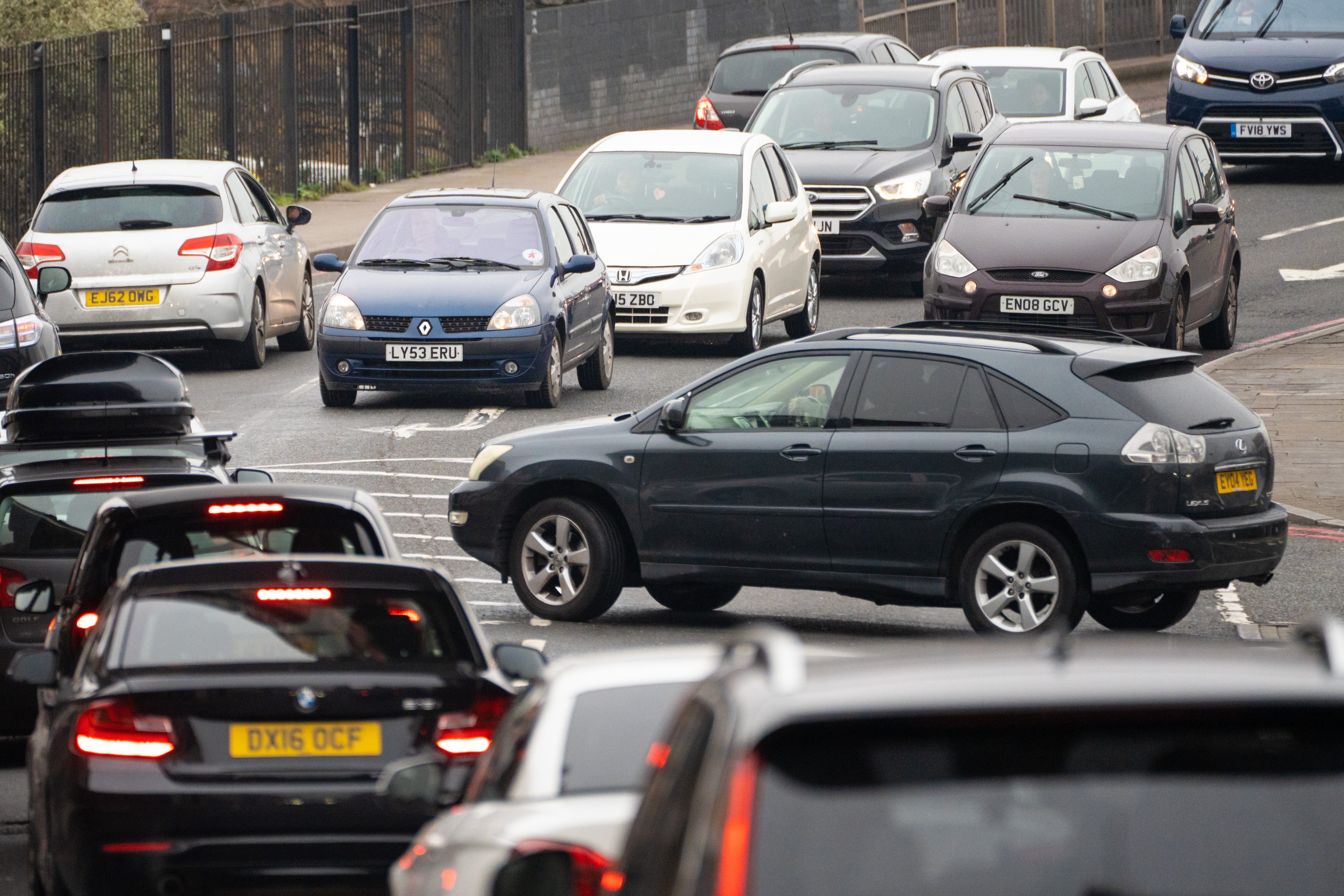 Chancellor Rishi Sunak’s decision to cut fuel duty was met with caution by motoring groups and criticised by public transport and environmental campaigners (Dominic Lipinski/PA)