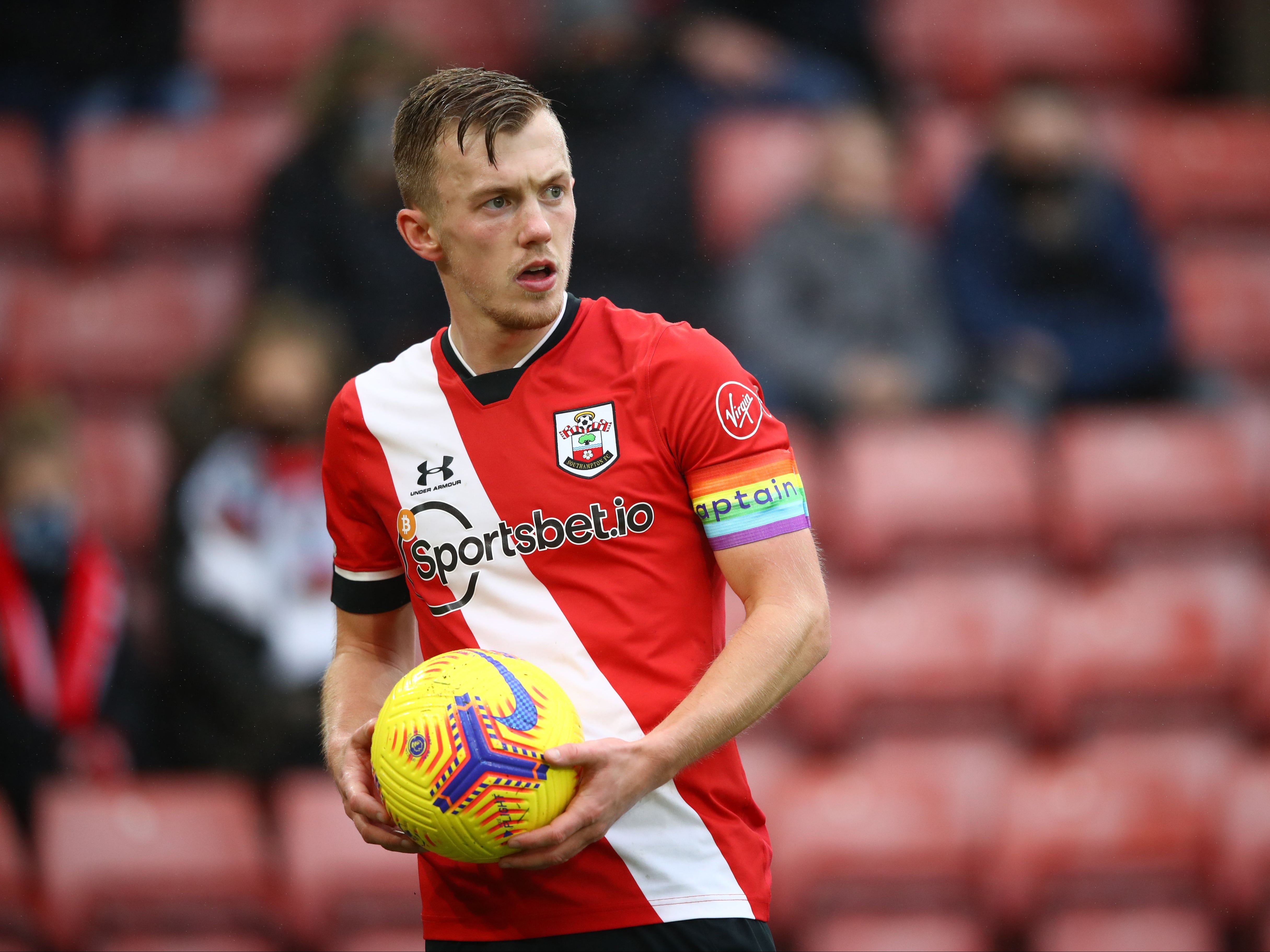 Southampton midfielder James Ward-Prowse