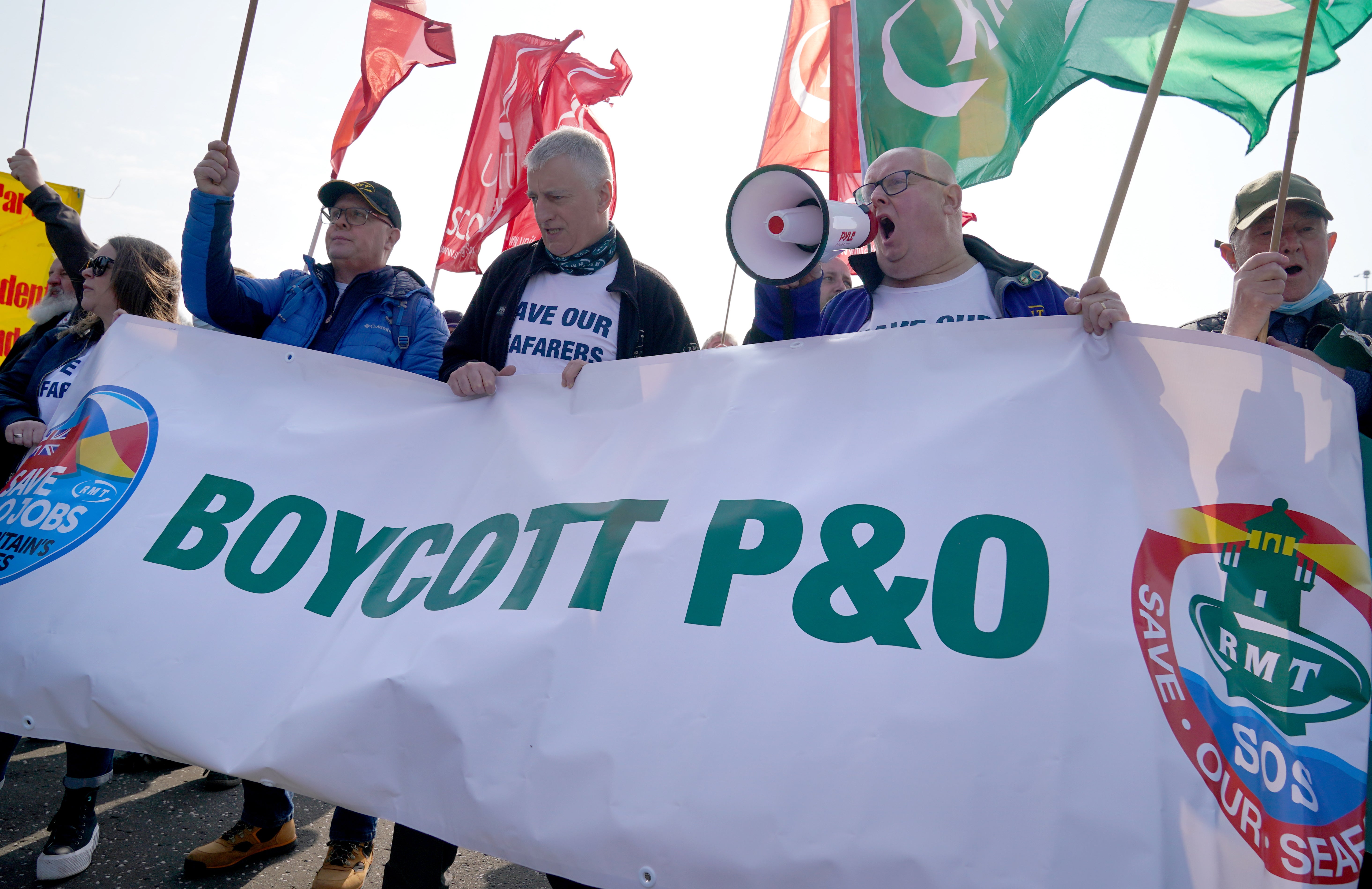 A union boss has told MPs that the decision by P&O Ferries to sack 800 seafarers without notice was ‘absolutely outrageous’ (Andrew Milligan/PA)