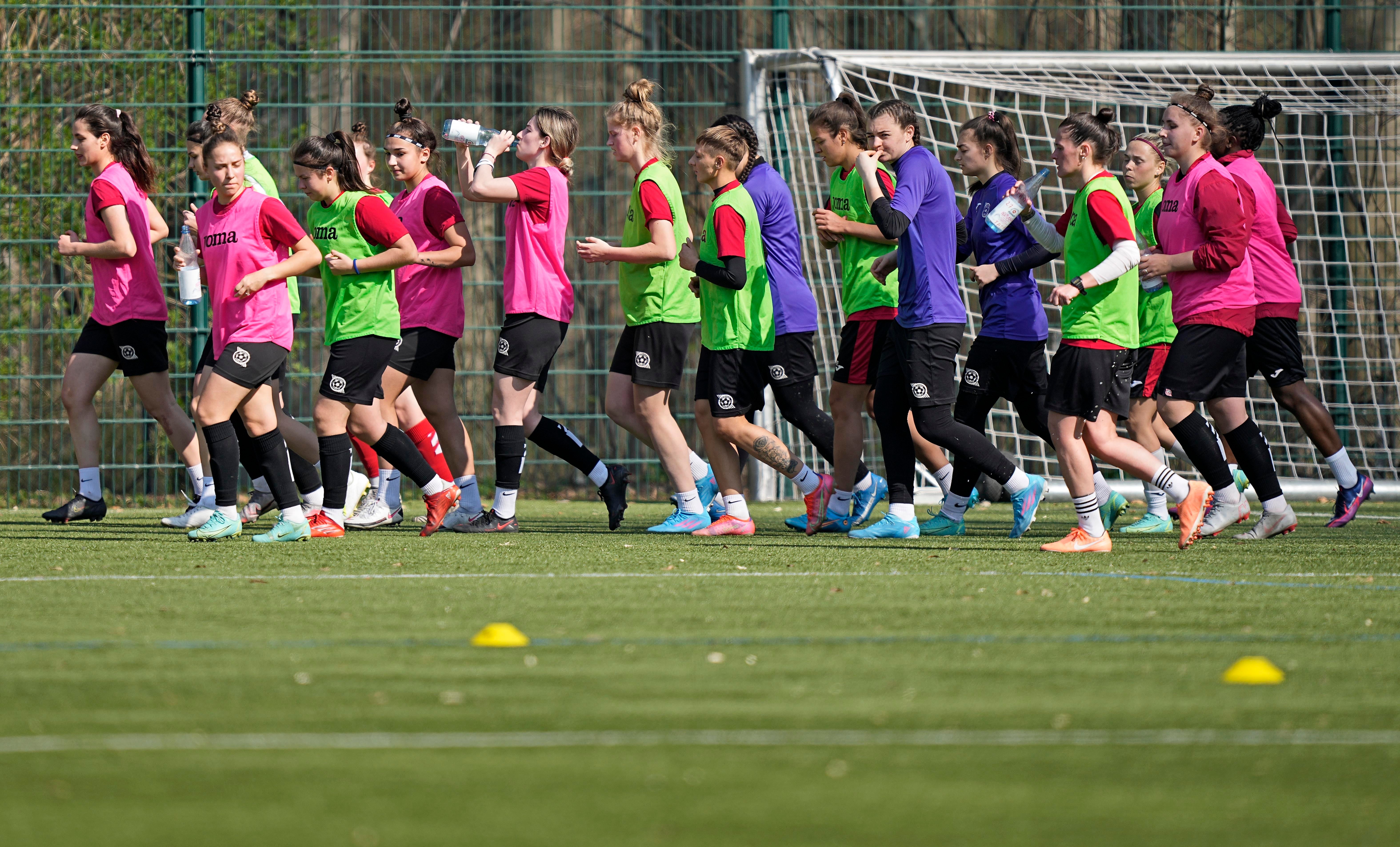 Germany Russia Ukraine War Soccer Team