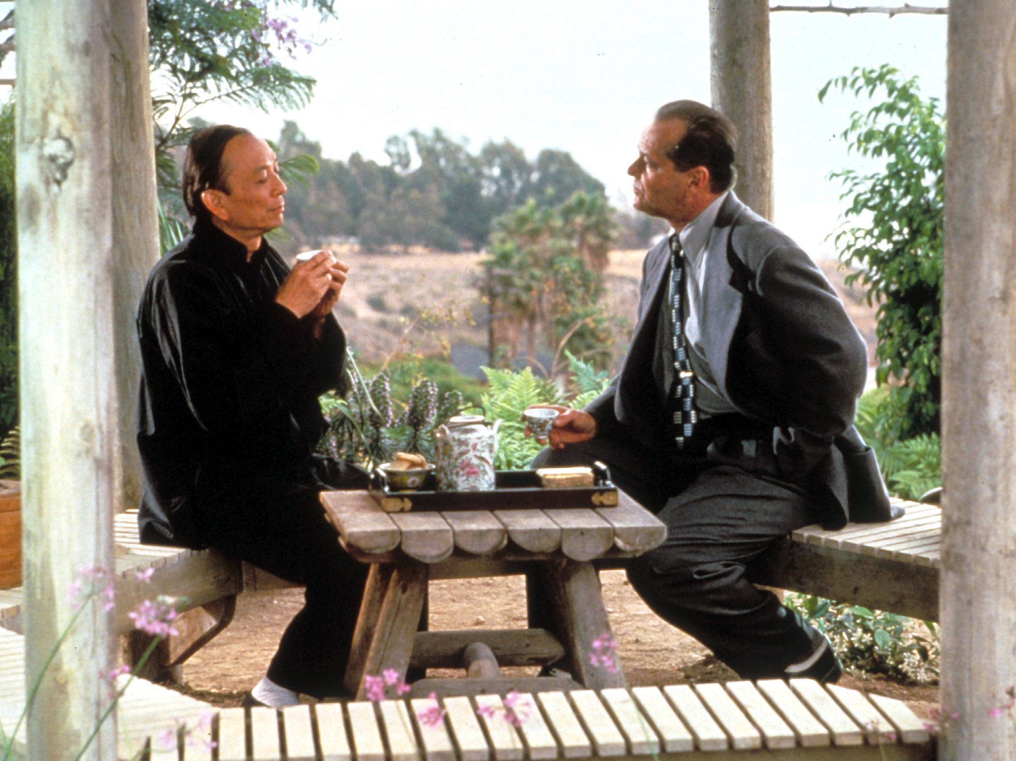 James Hong and Jack Nicholson in ‘The Two Jakes’