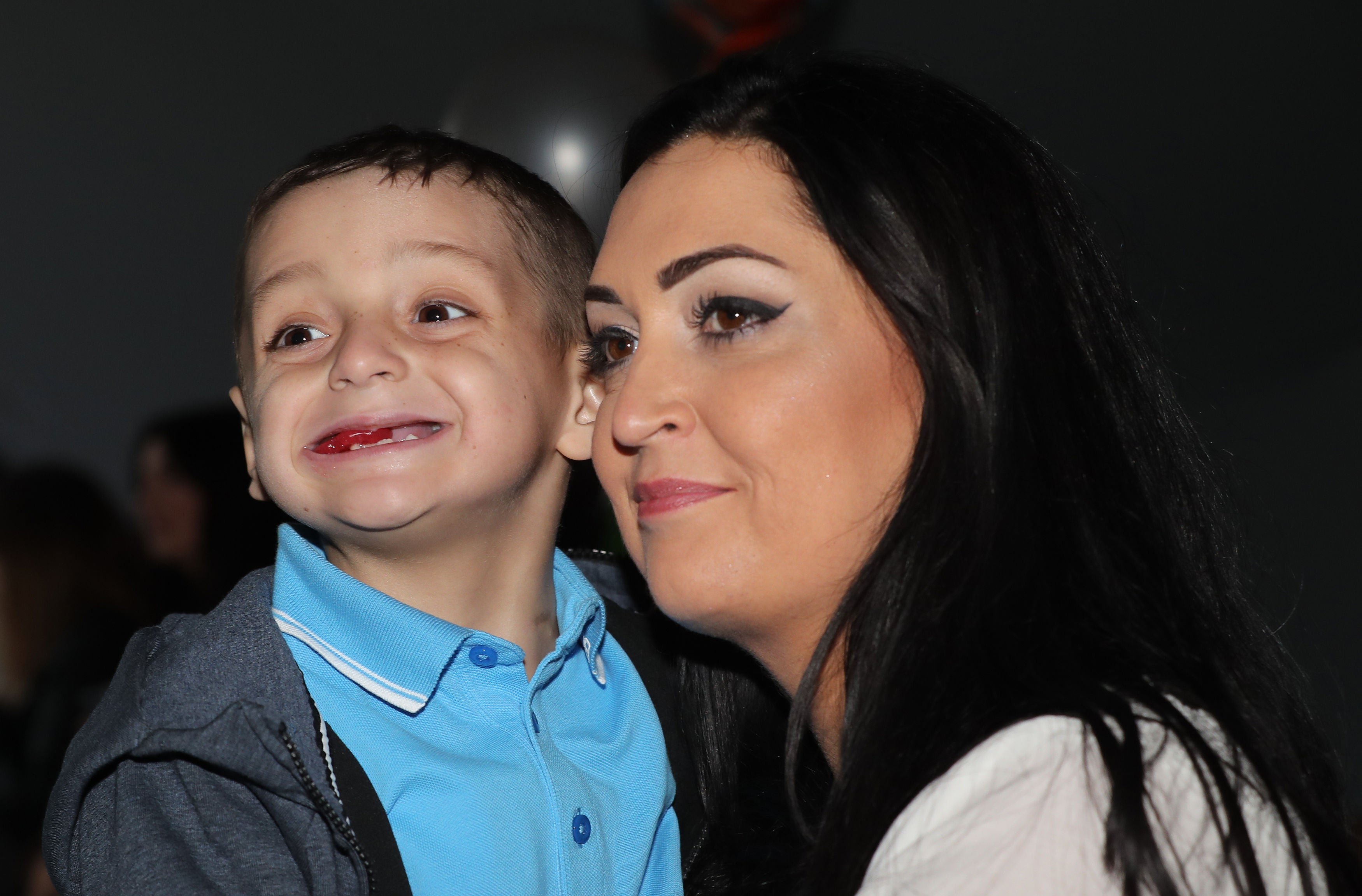 Gemma Lowery with her son at his sixth birthday