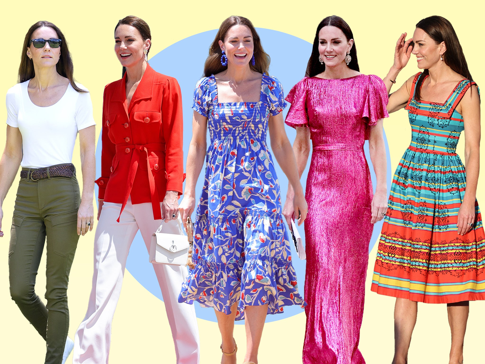 The Duchess has worn a mixture of custom, new and vintage pieces