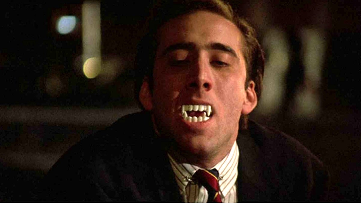 Cage in ‘Vampire’s Kiss’