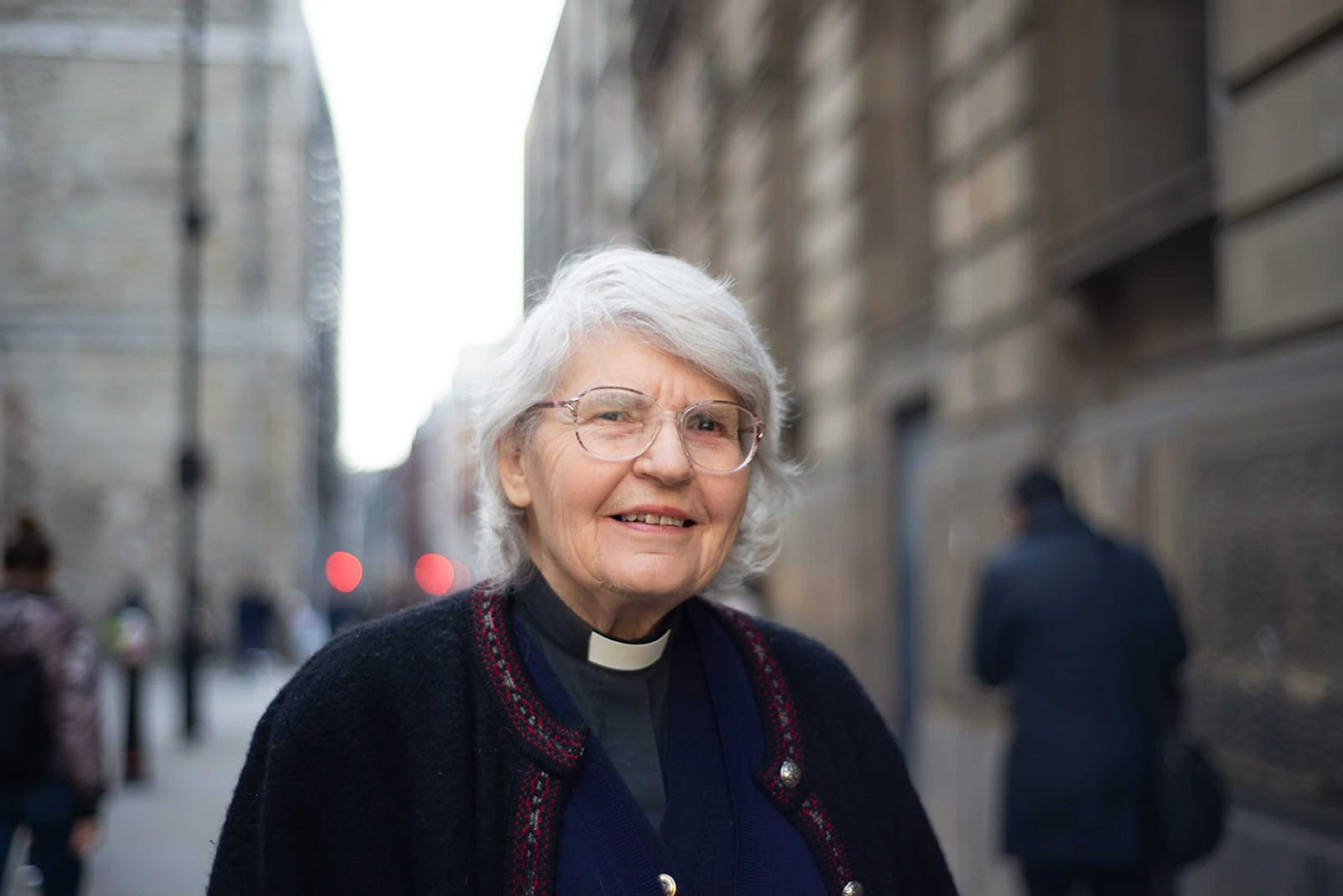 Sue Parfitt outside City of London Magistrates’ Court where she appeared charged with disobeying a police banning order during Extinction Rebellion protests in central London in April last year (Extinction Rebellion)