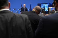 Biden evokes rise of Nazis as he’s asked whether Nato should fear Trump’s possible re-election