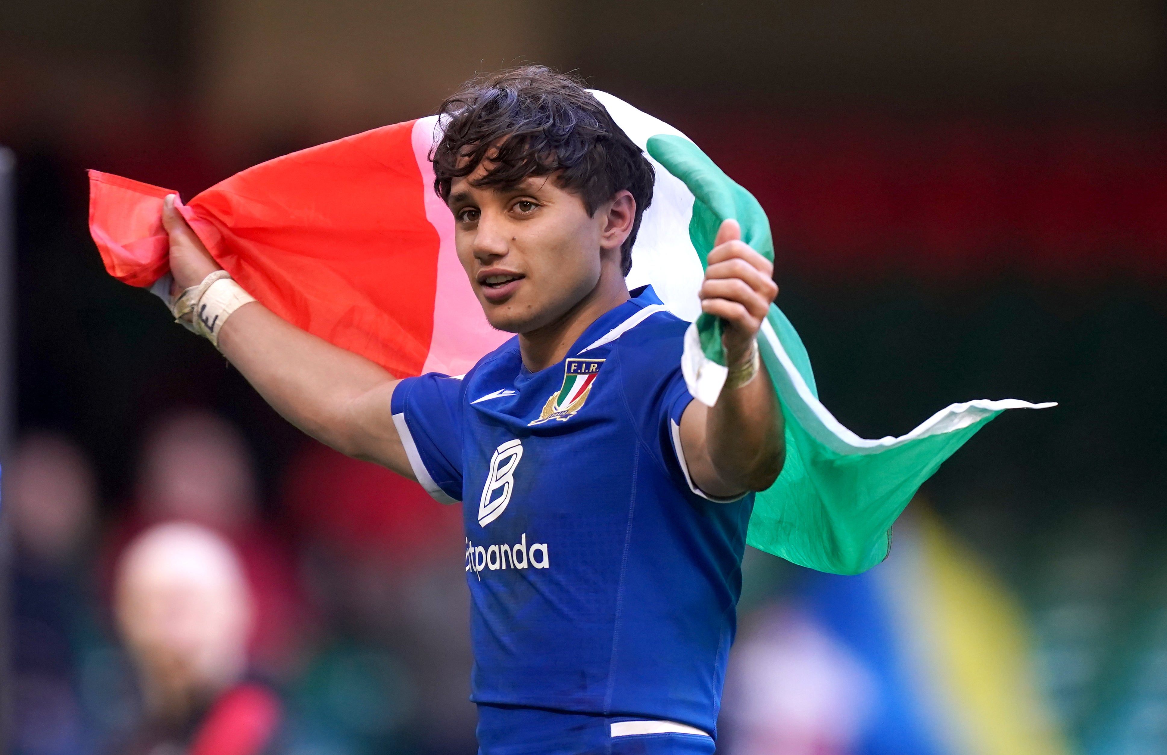 Italy look to have a future star in Ange Capuozzo (Mike Egerton/PA)