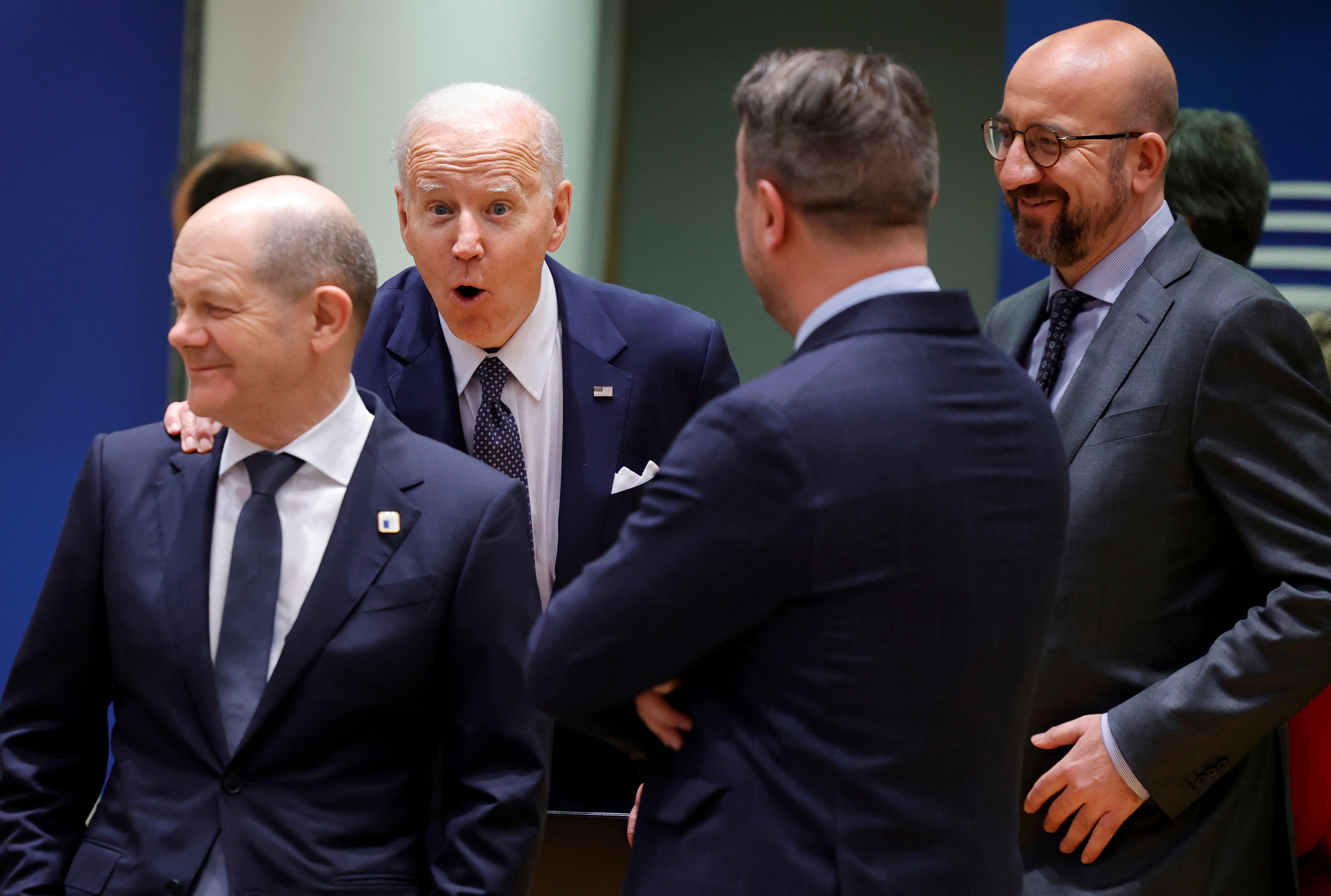 APTOPIX Belgium Russia Ukraine War Summit