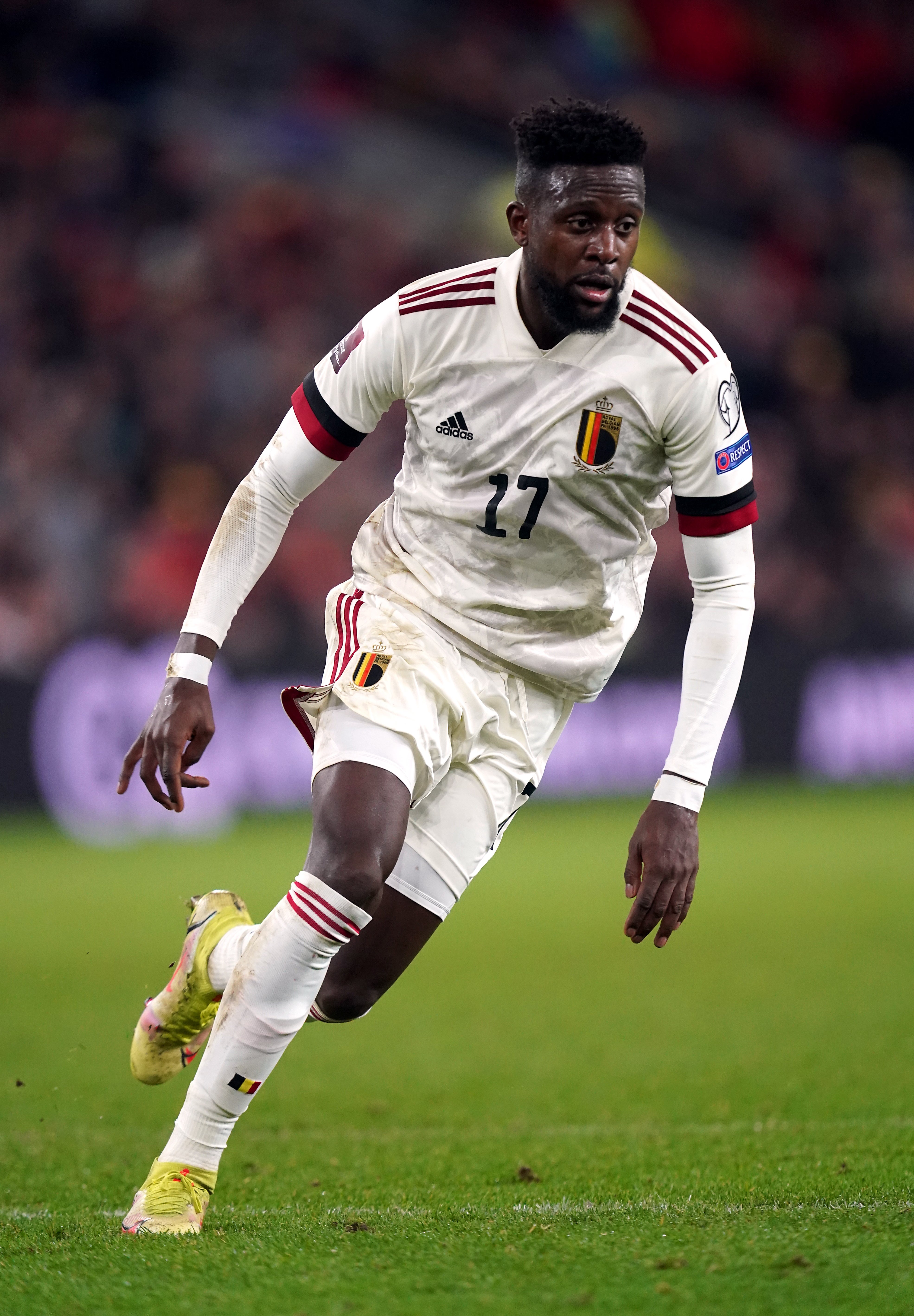 Divock Origi in action for Belgium (David Davies/PA)