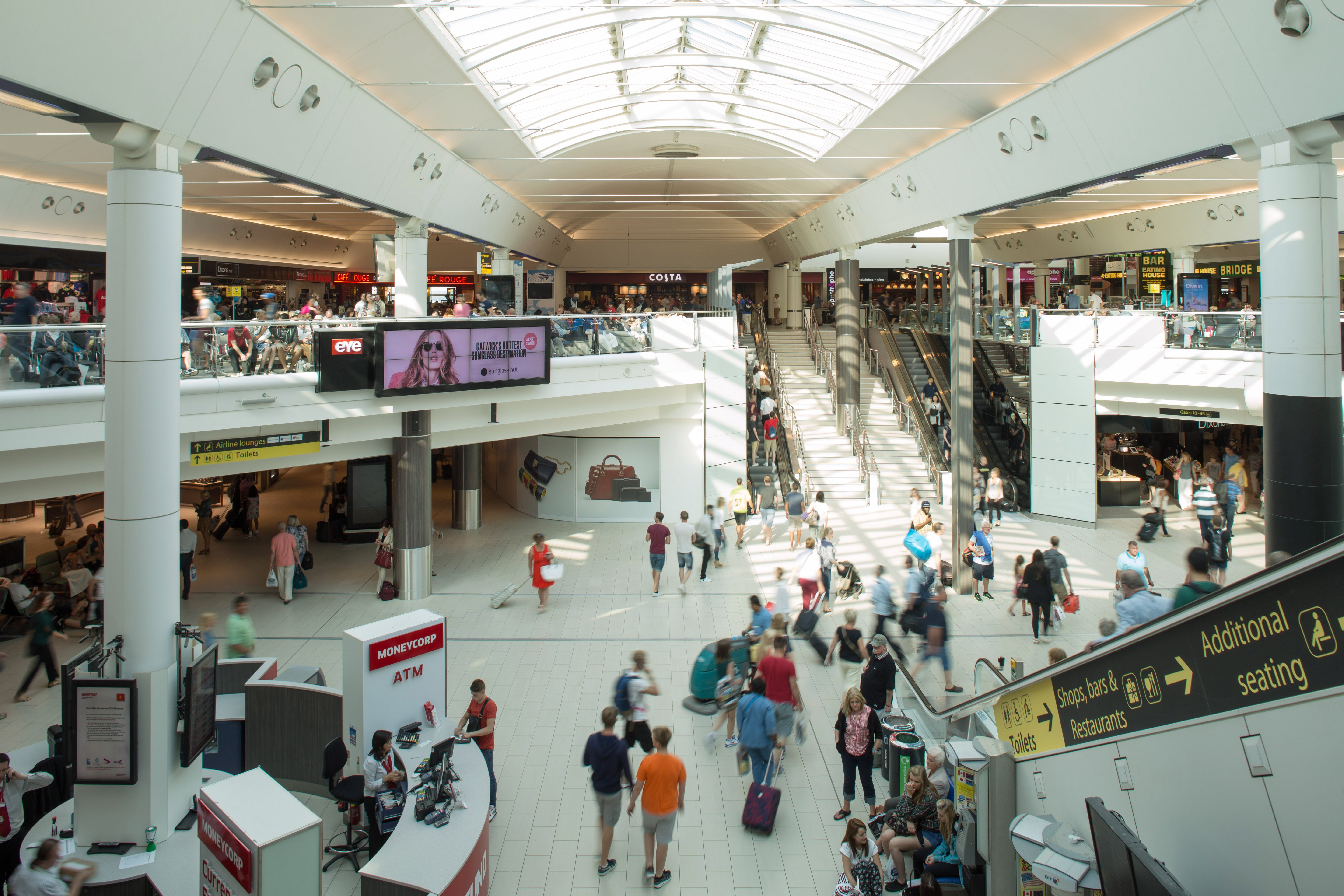 Gatwick’s South Terminal in busier times