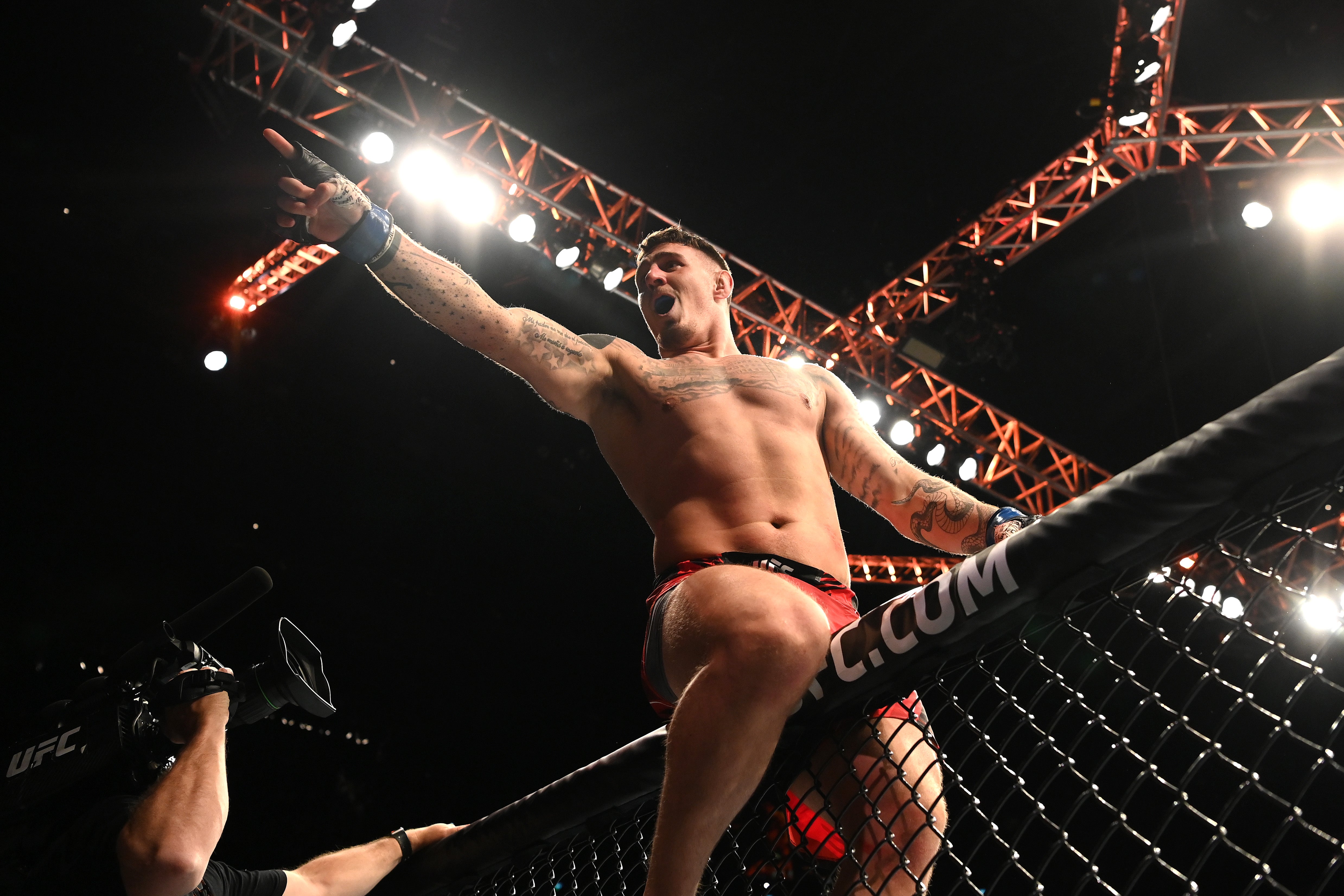 Aspinall’s first UFC main event came at the first London card since 2019