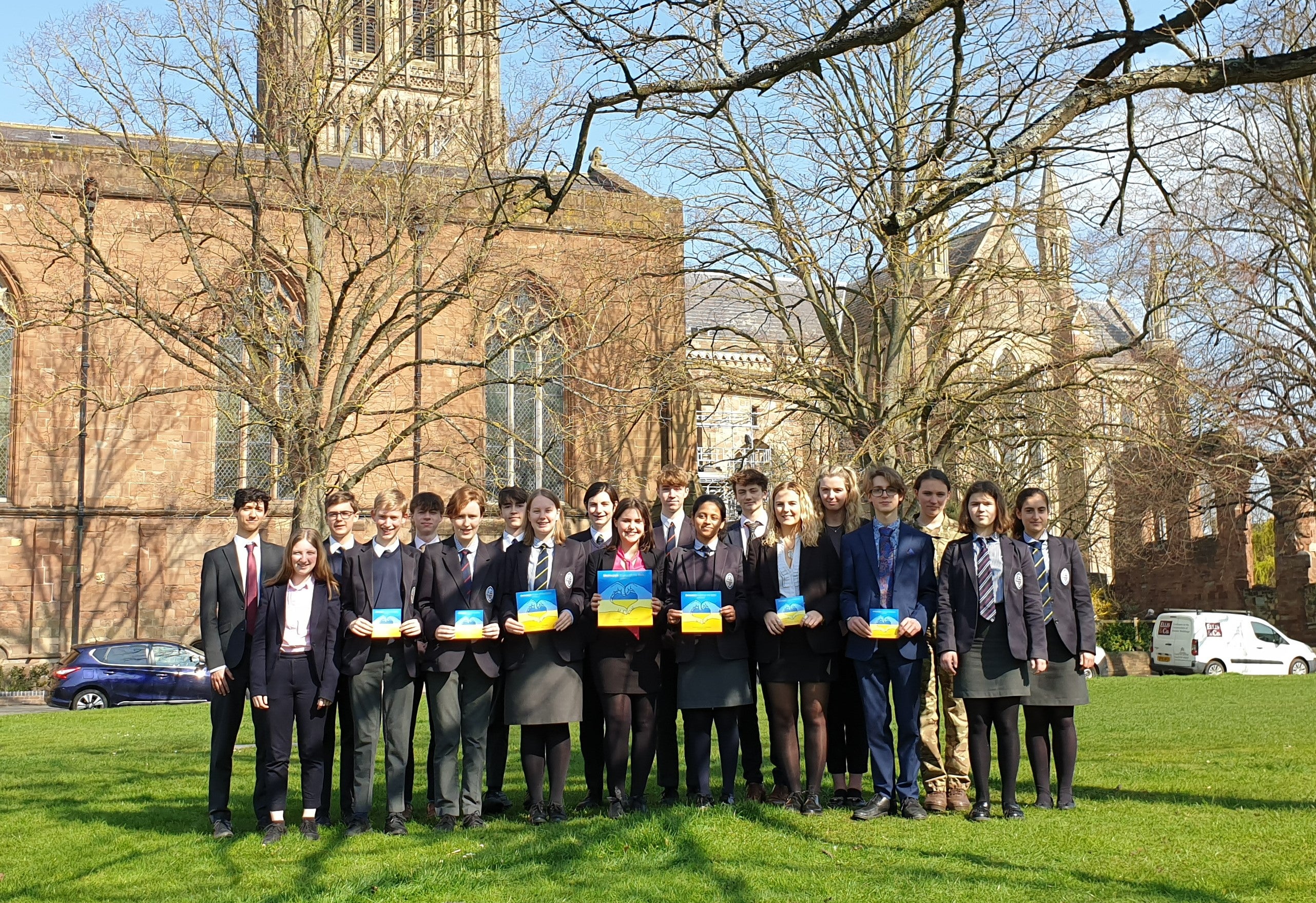 King’s Worcester Chamber Choir (King’s Worcester School/PA)