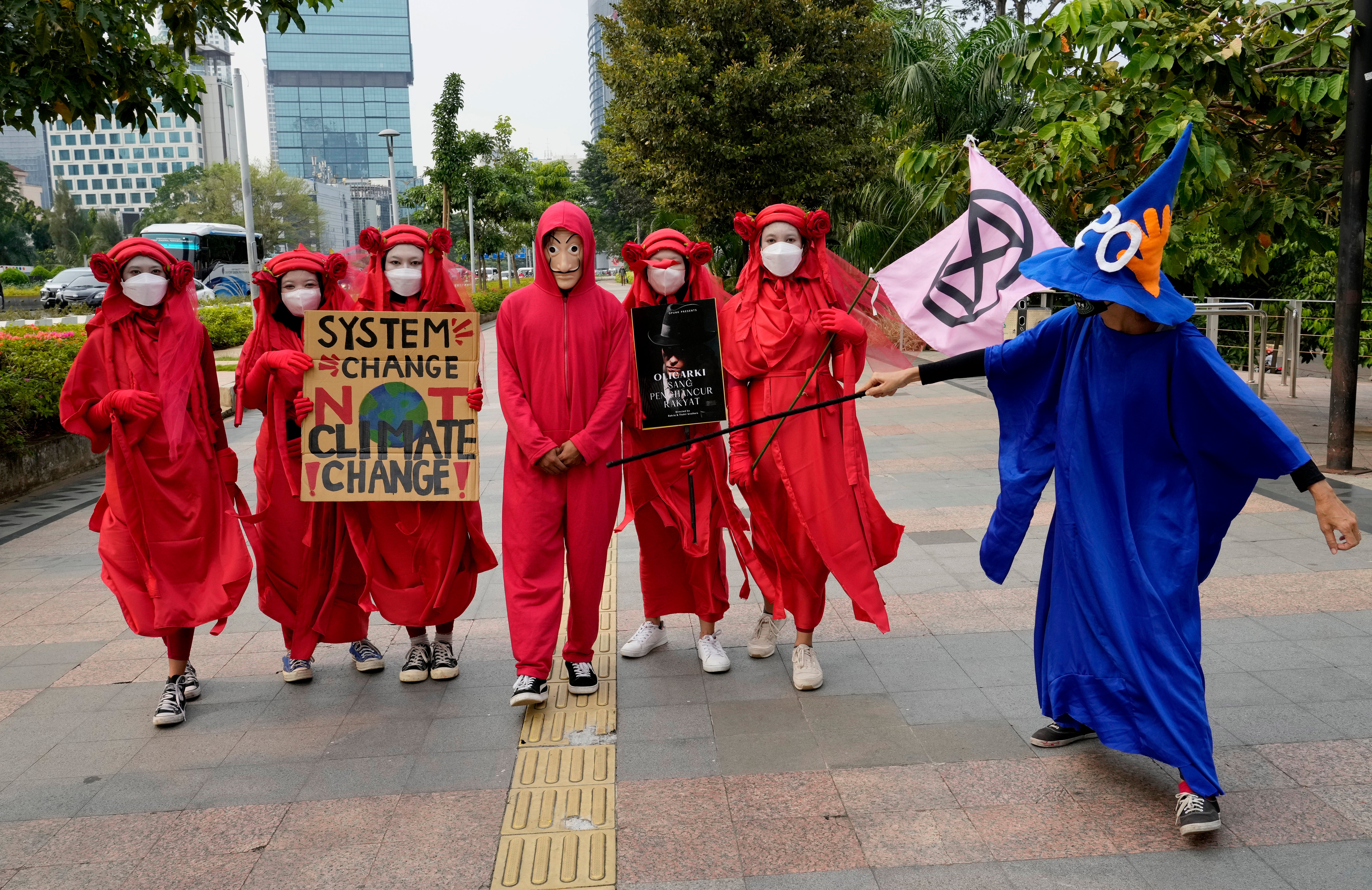 Indonesia Climate Protest
