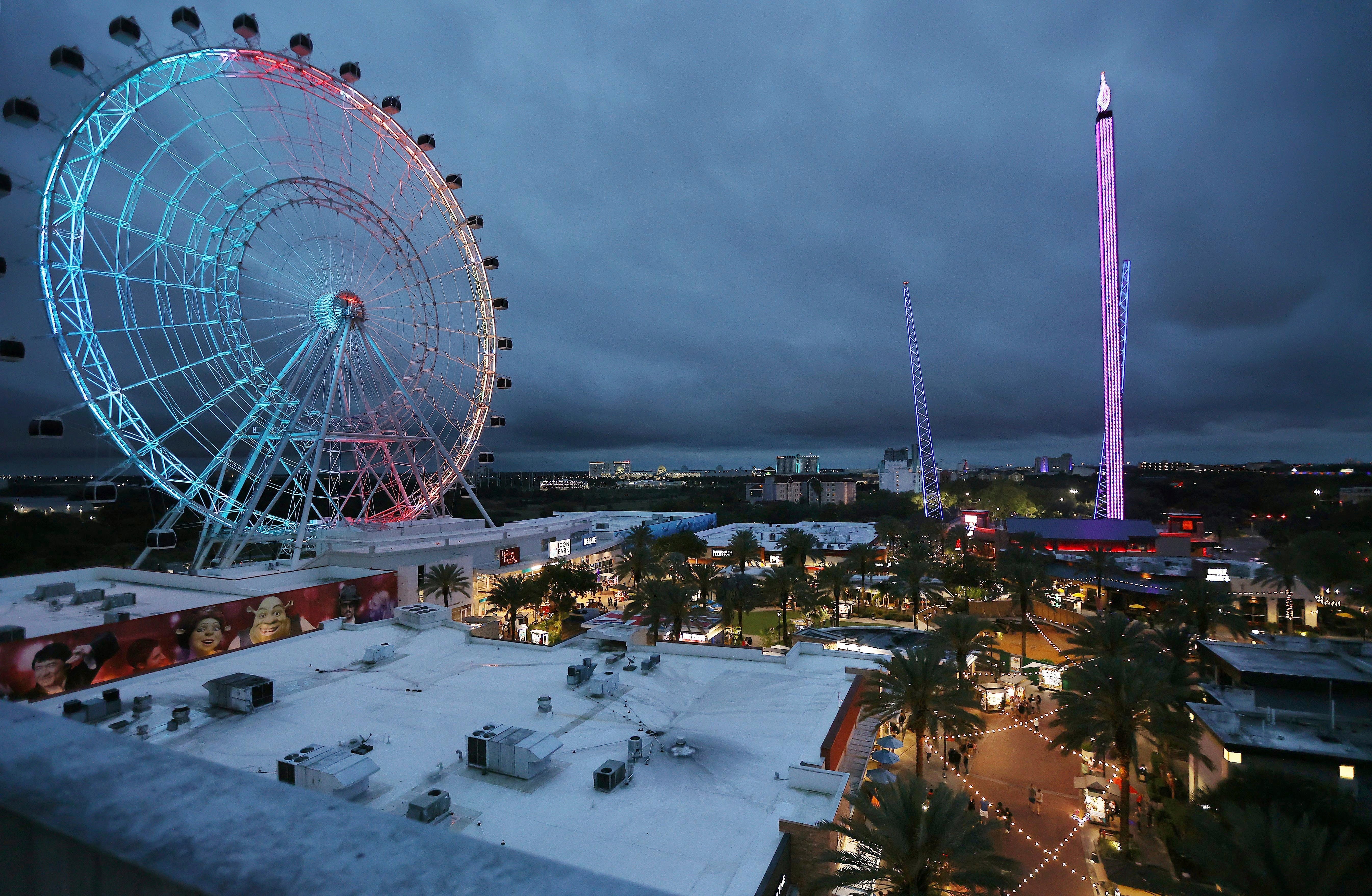 The attraction, which opened three months ago, features a 400ft free fall drop