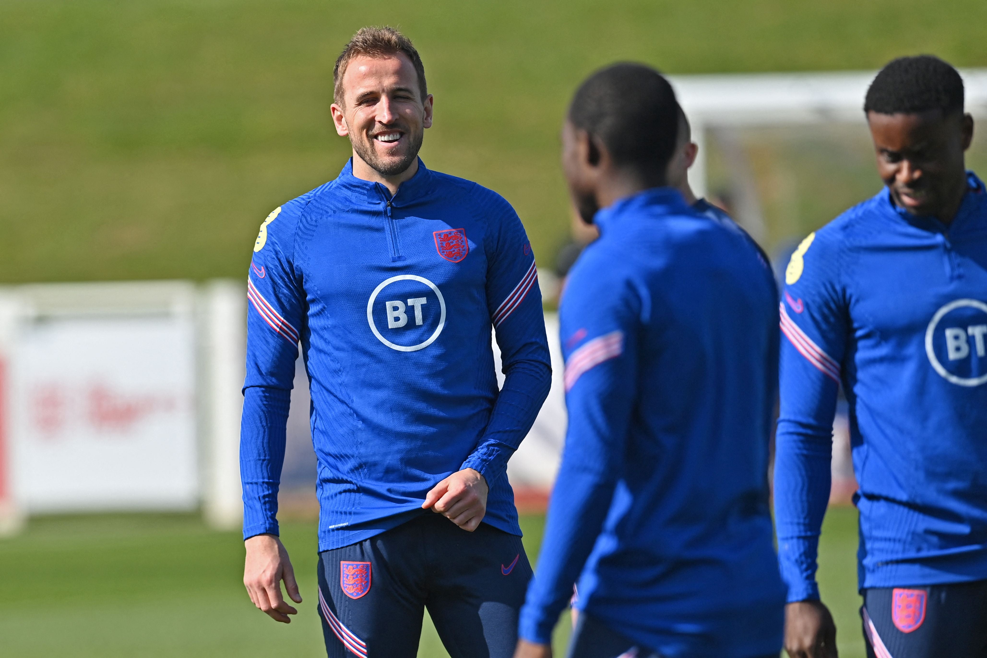 Captain Harry Kane said England’s players will discuss how to protest against human rights abuses