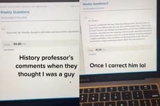 College student claims professor’s ‘tone’ changed after she informed him she is a woman: ‘Infuriating’