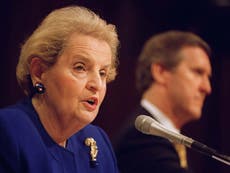 Madeleine Albright: First female secretary of state 