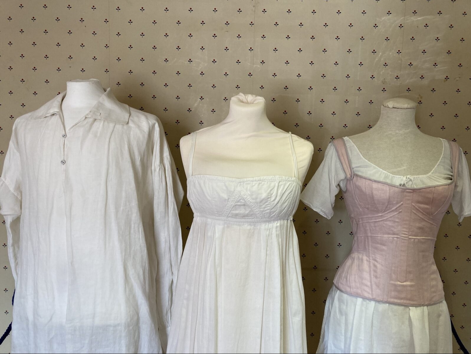 Undergarments from BBC’s 1995 adaptation of Pride and Prejudice on display at Jane Austen’s House