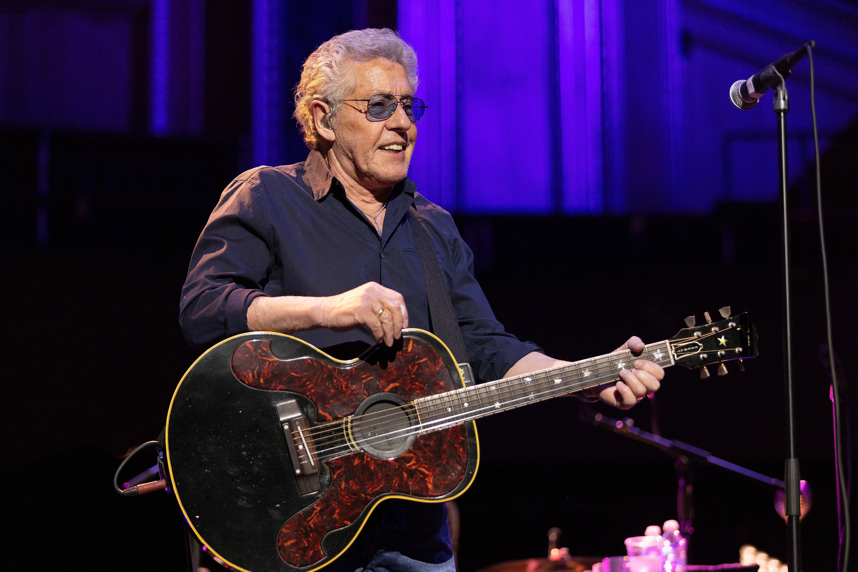 Roger Daltrey on stage at the Royal Albert Hall