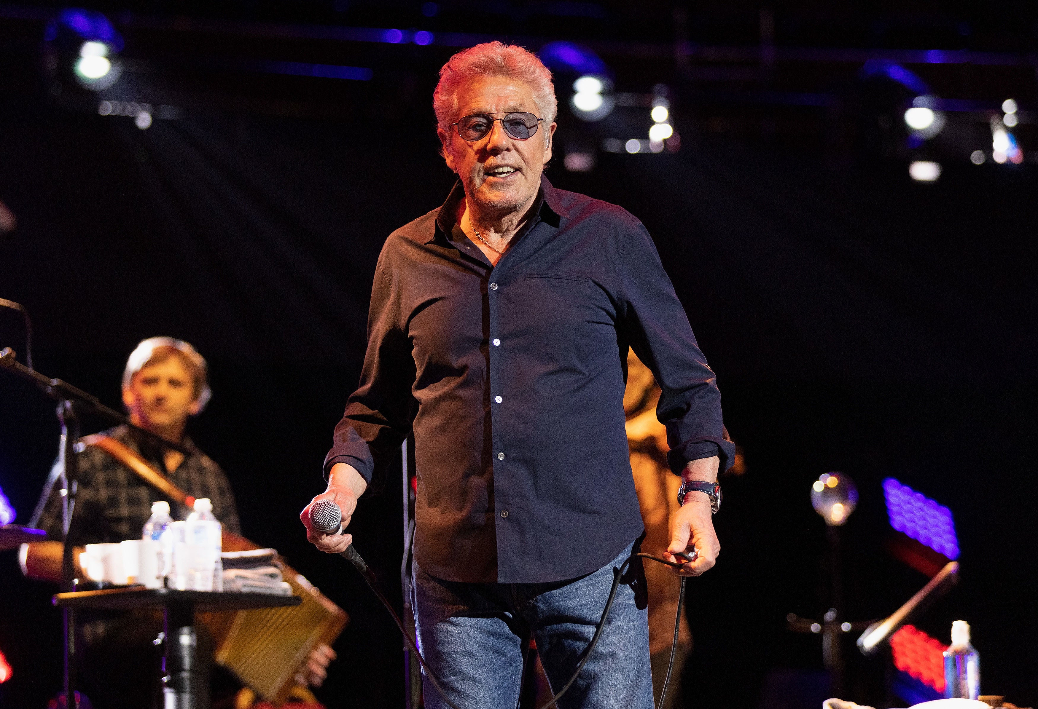 Roger Daltrey of The Who performs on stage during the Teenage Cancer Trust Concert, at the Royal Albert Hall, London in 2022.