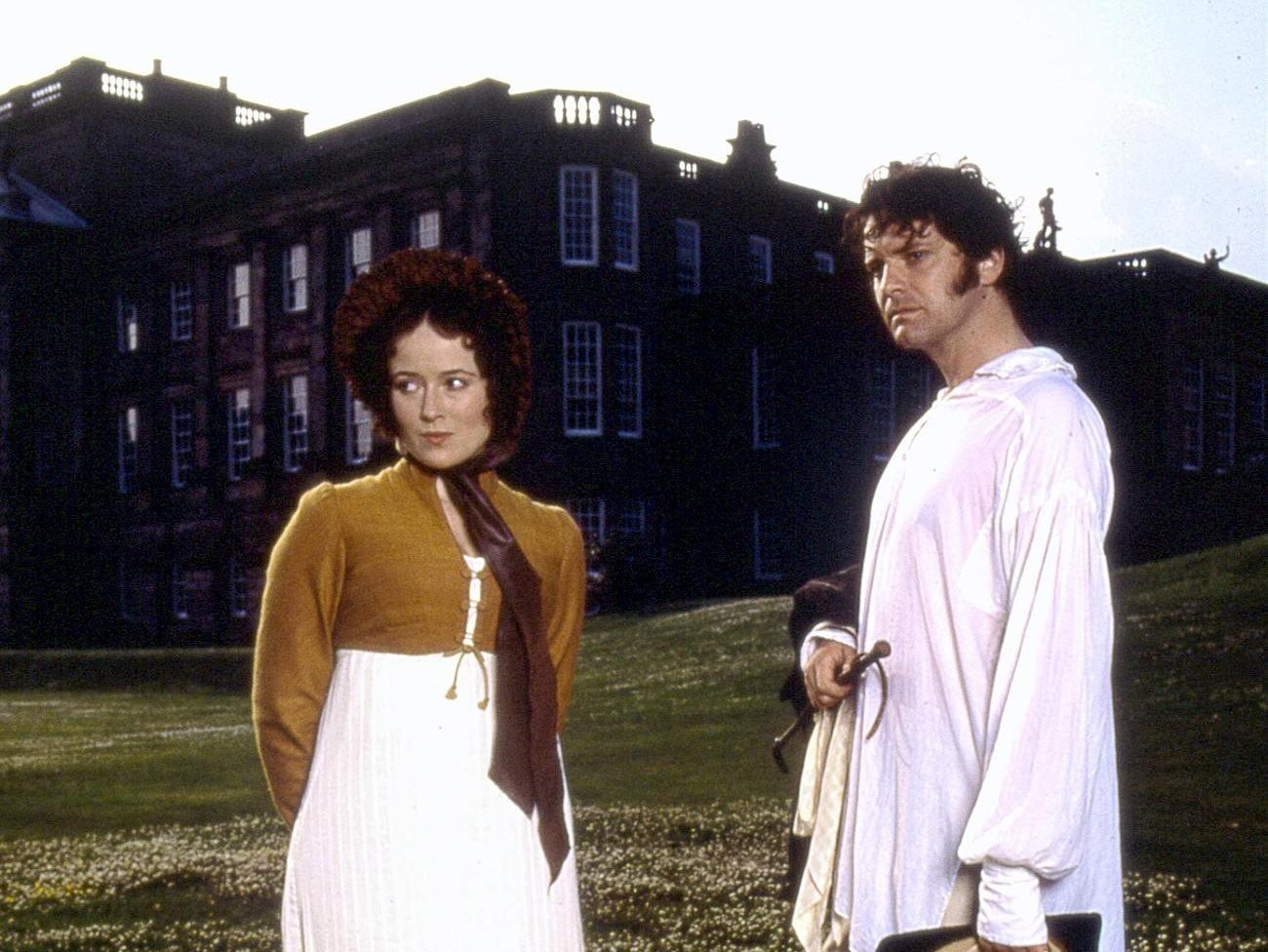 Colin Firth and Jennifer Elhe in the 1995 Pride and Prejudice mini series