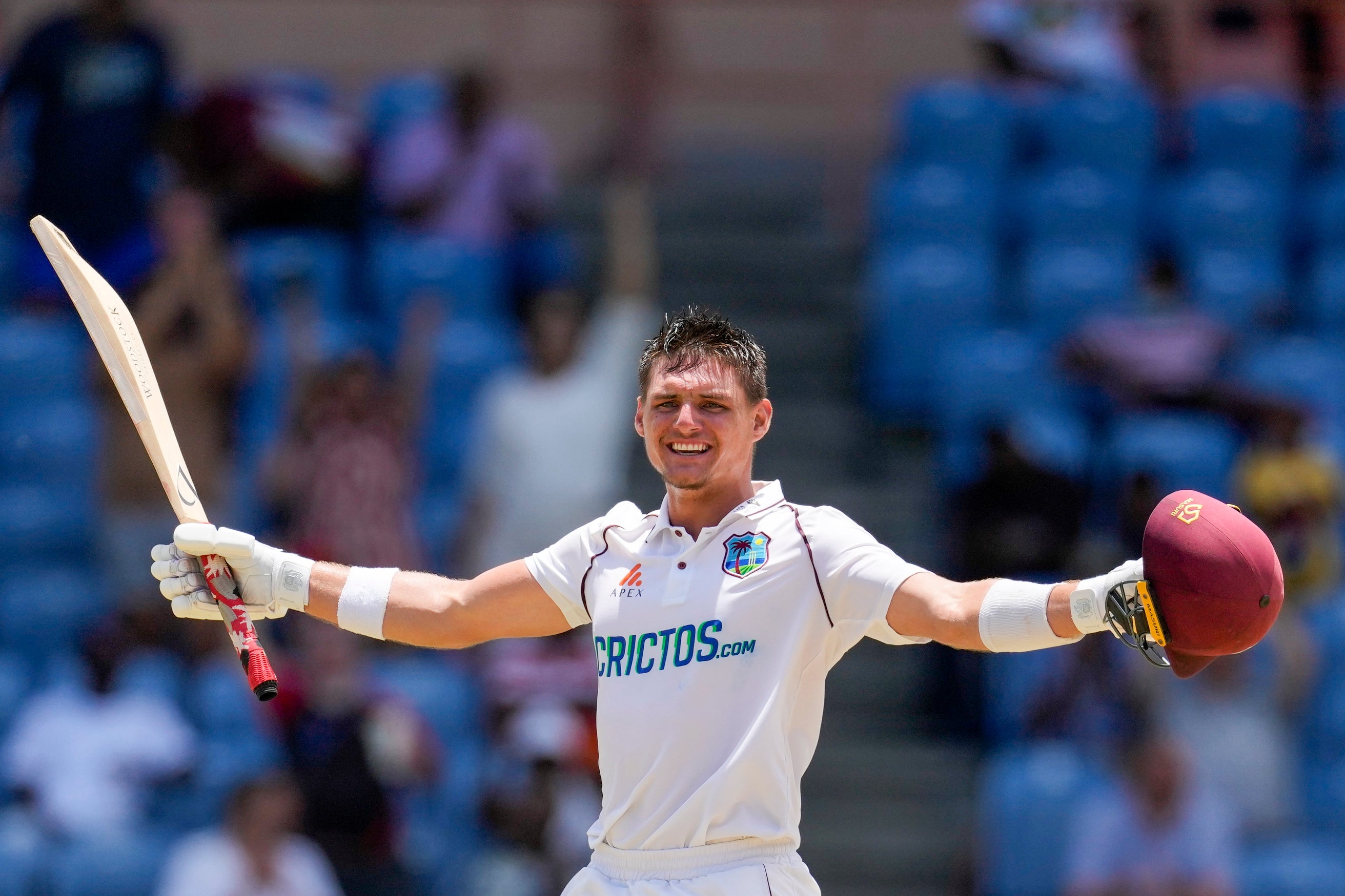 Joshua Da Silva made a brilliant maiden Test century (AP Photo/Ricardo Mazalan)