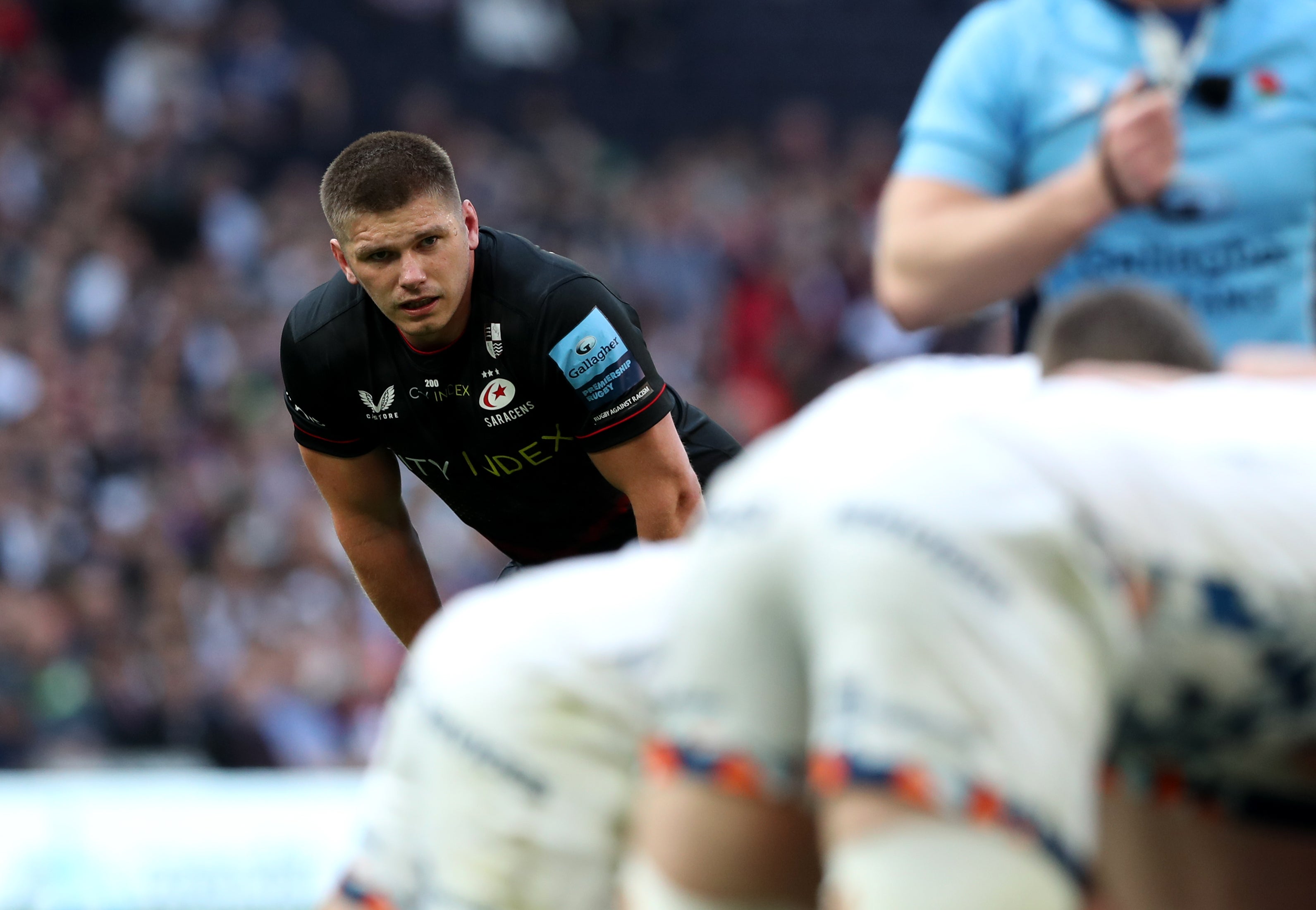 Owen Farrell returned for Saracens (Kieran Cleeves/PA)