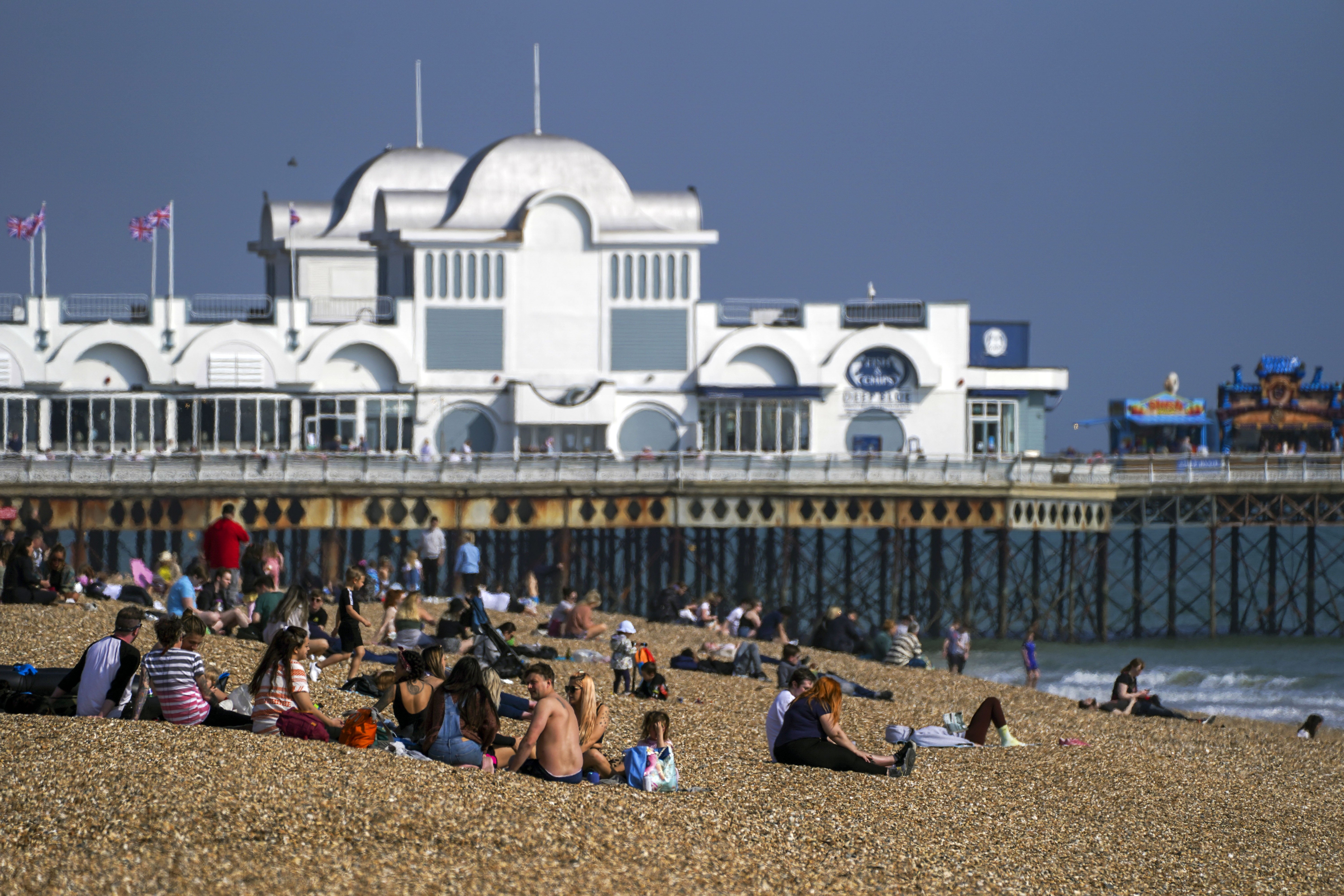 Summery weather is set to make way for wintry conditions with snow forecast on higher ground, the Met Office said (Steve Parsons/PA)