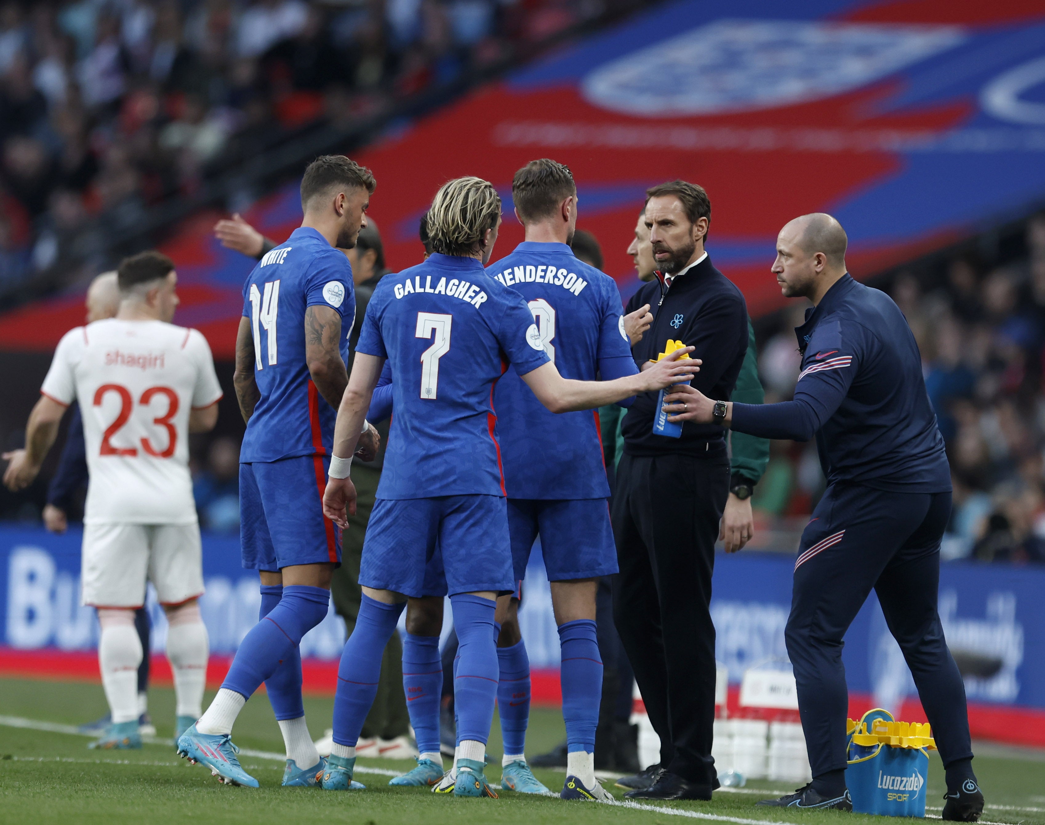 Gareth Southgate’s side beat Switzerland (Steven Paston/PA)