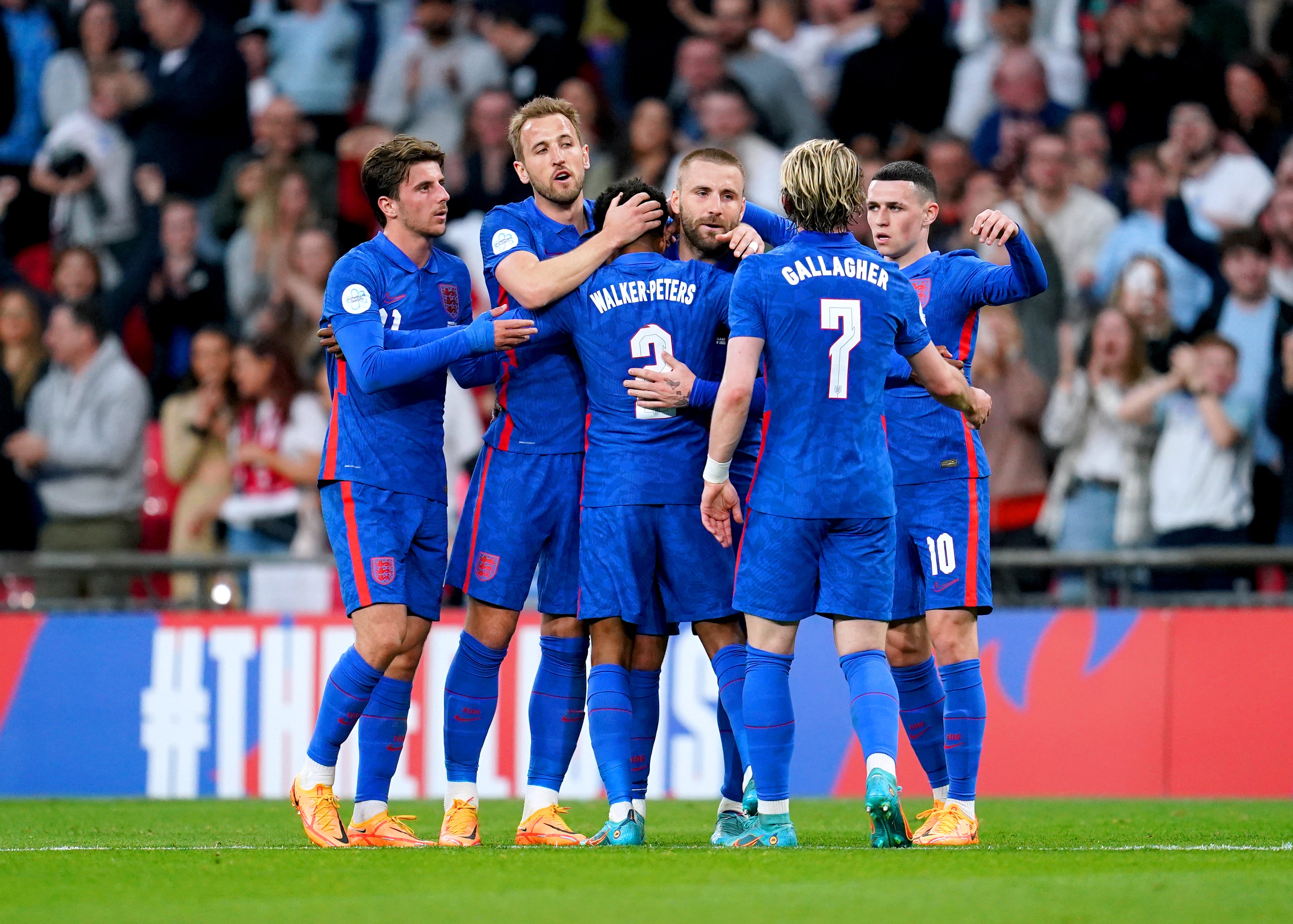 England went on to win 2-1 (Nick Potts/PA)