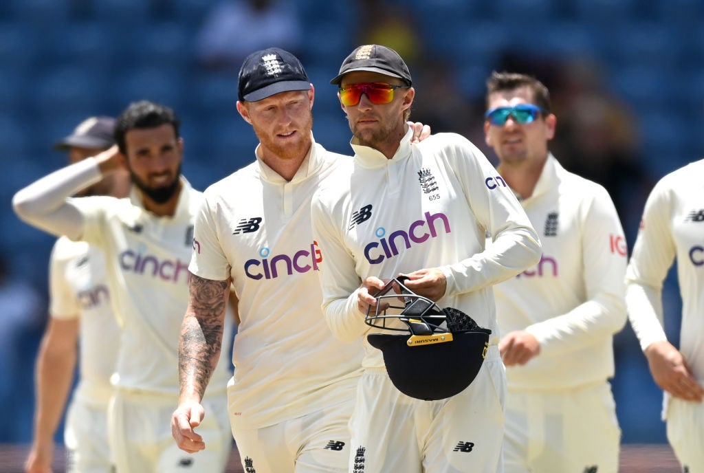 Down and out in Grenada: a bruised England team leave the field after West Indies defeat