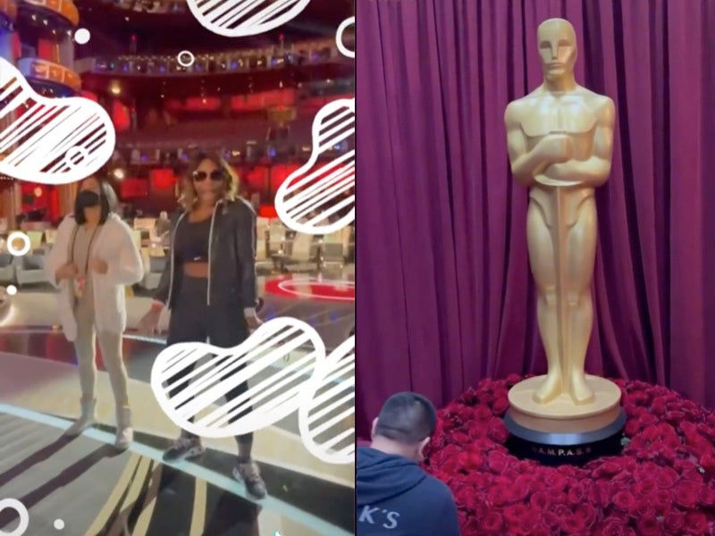 Serena Williams shares behind-the-scenes look at Oscars as she prepares for presenting duties