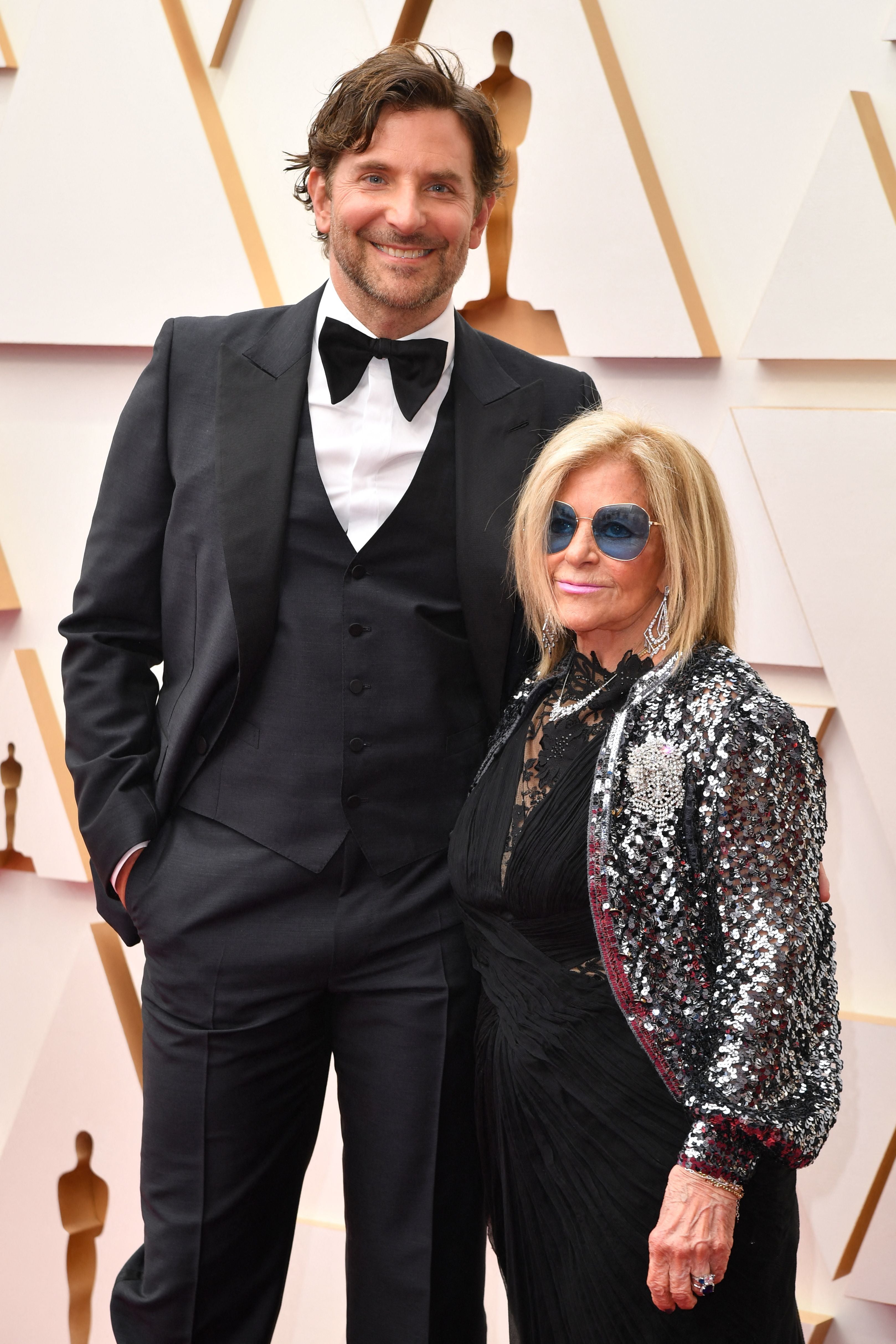 Bradley Cooper attends the Oscars 2022 with his mom, Gloria Campano