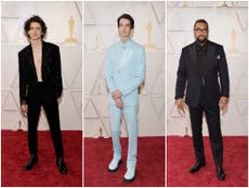 The best-dressed men on the Oscars red carpet