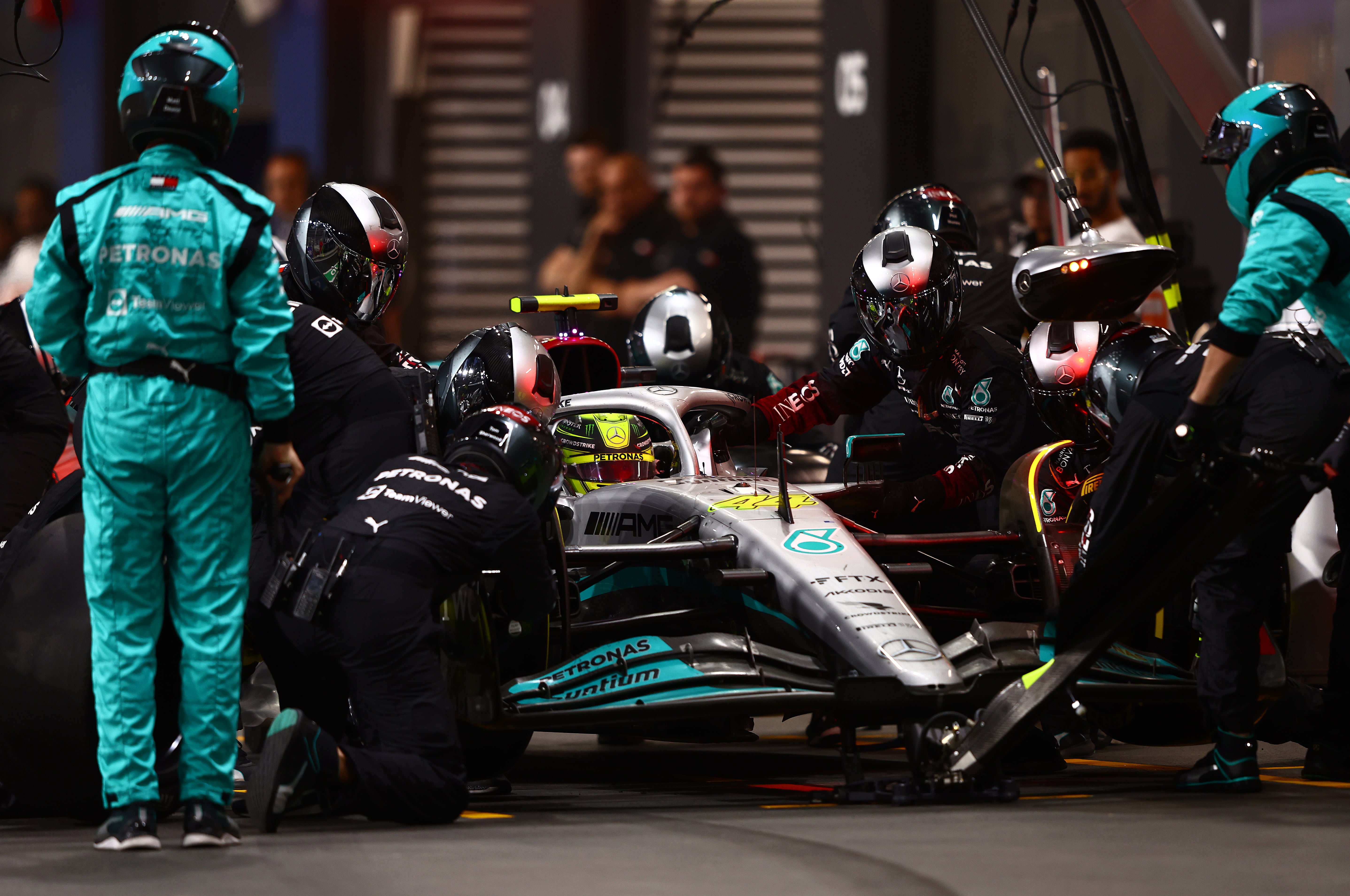 Mercedes’ drivers finished fifth and tenth at the Saudi Arabian Grand Prix